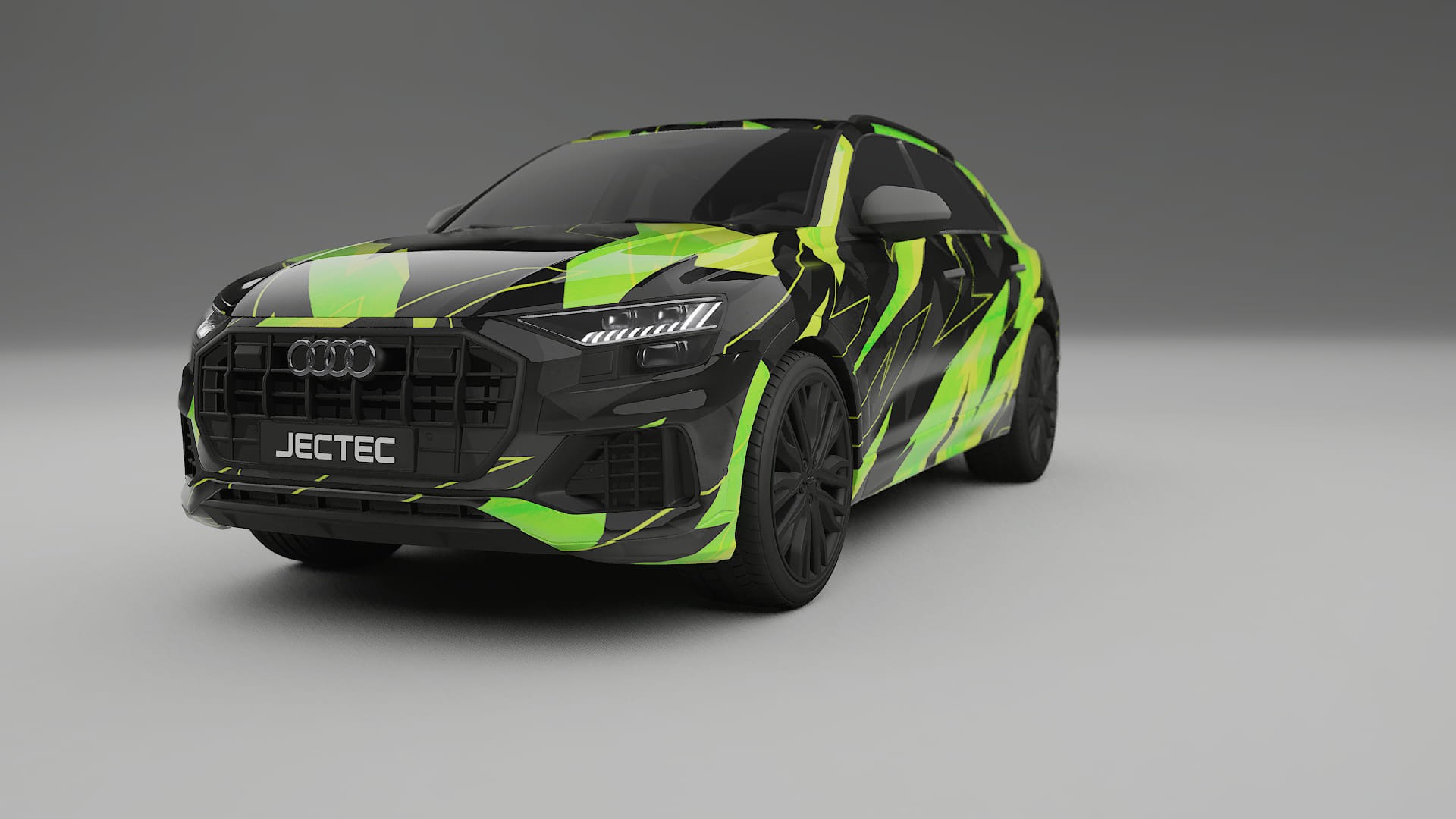 Audi Q8 F1 prefacelift pre-LCI NINJA TURTLES – Kit Wrap PPF Personalizat din Folie de Poliuretan Imprimabilă