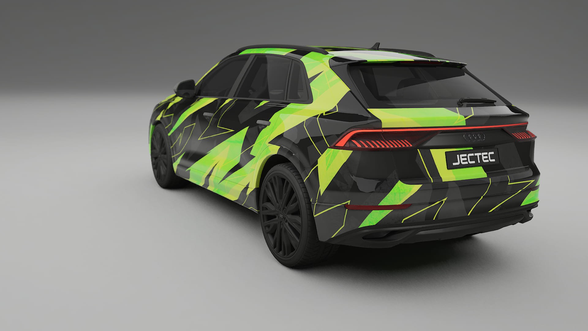 Audi Q8 F1 prefacelift pre-LCI NINJA TURTLES – Kit Wrap PPF Personalizat din Folie de Poliuretan Imprimabilă