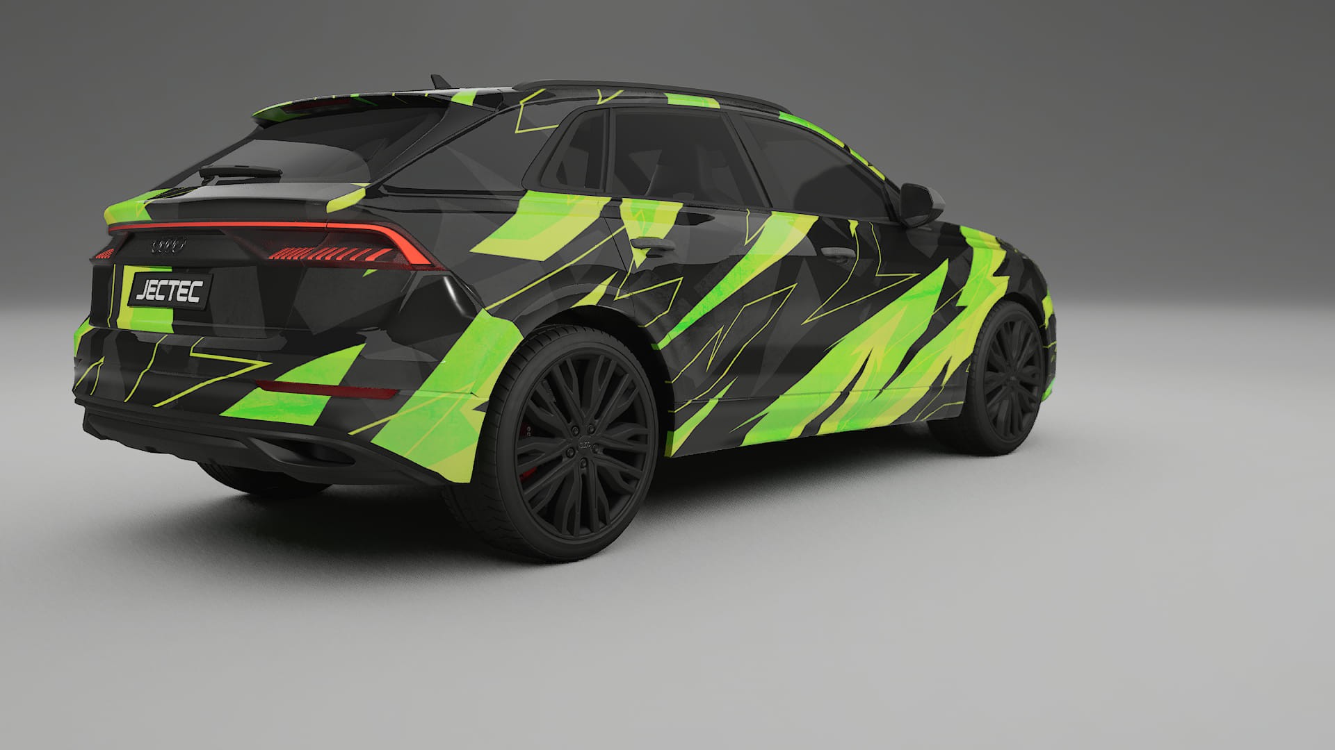Audi Q8 F1 prefacelift pre-LCI NINJA TURTLES – Kit Wrap PPF Personalizat din Folie de Poliuretan Imprimabilă