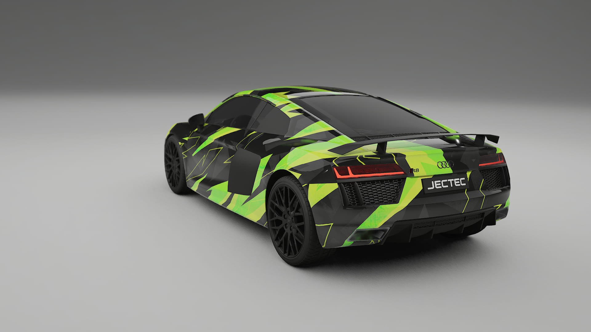 Audi R8 typ-4S prefacelift pre-LCI NINJA TURTLES – Kit Wrap PPF Personalizat din Folie de Poliuretan Imprimabilă