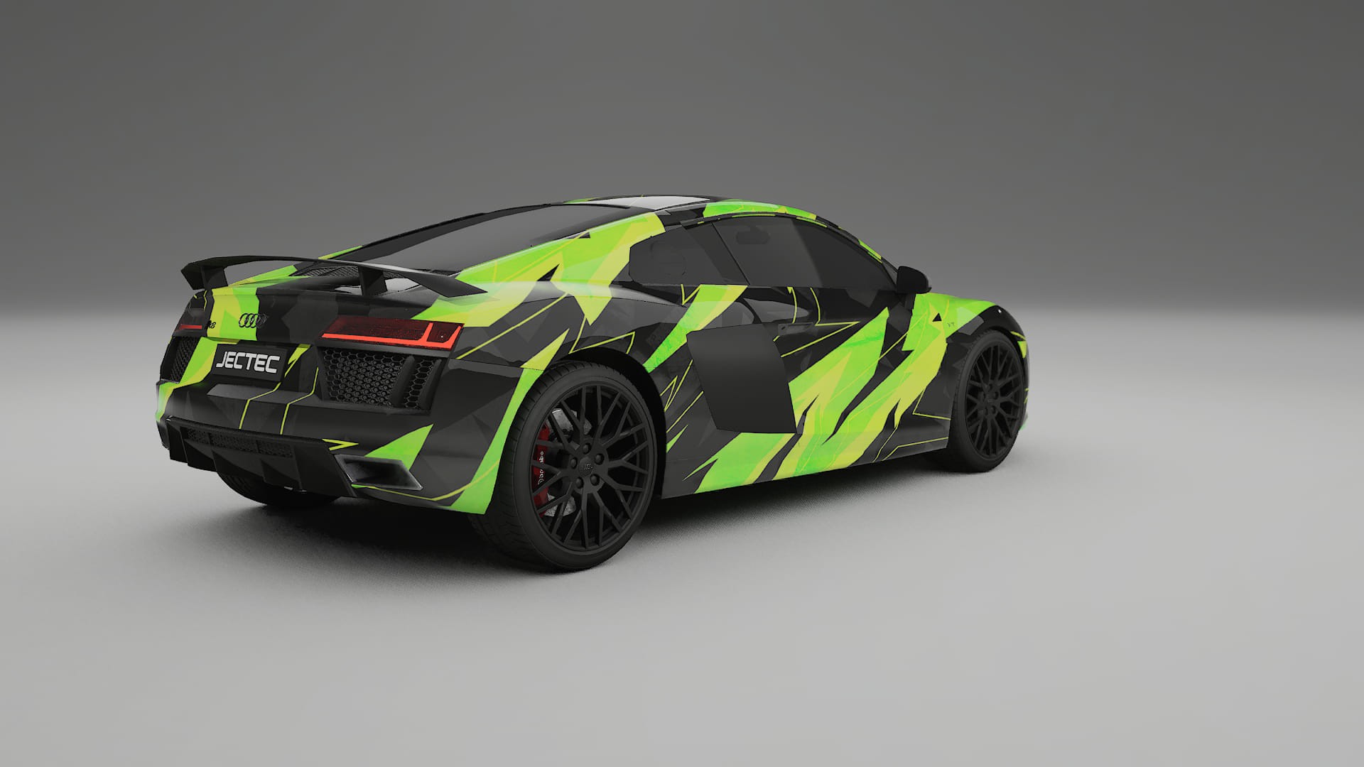 Audi R8 typ-4S prefacelift pre-LCI NINJA TURTLES – Kit Wrap PPF Personalizat din Folie de Poliuretan Imprimabilă