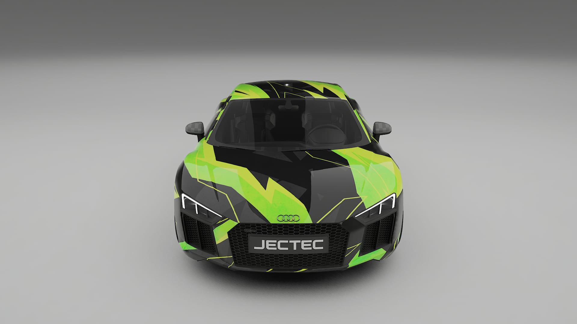 Audi R8 typ-4S prefacelift pre-LCI NINJA TURTLES – Kit Wrap PPF Personalizat din Folie de Poliuretan Imprimabilă