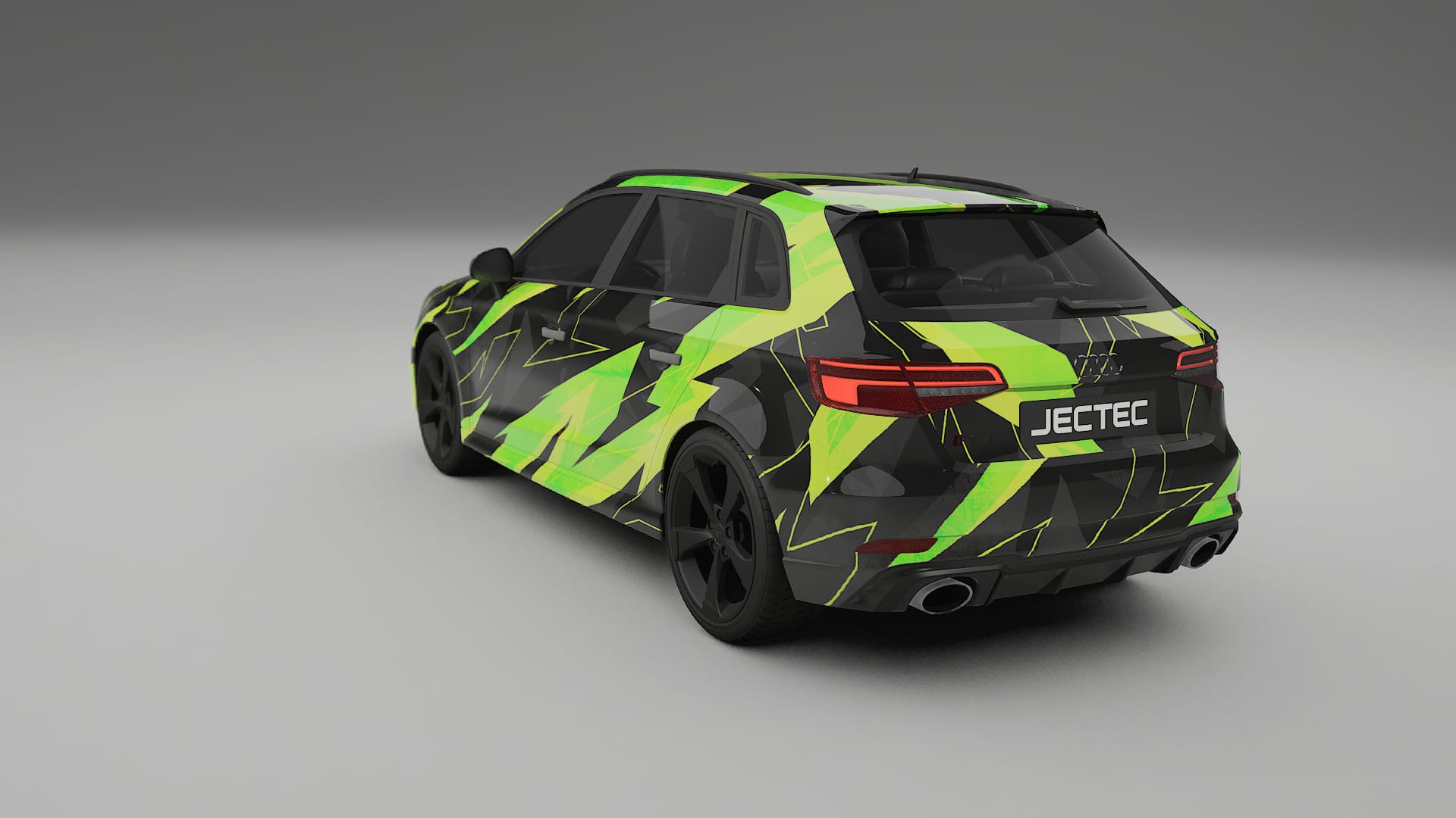 Audi RS3 Sportback 8V facelift LCI NINJA TURTLES – Kit Wrap PPF Personalizat din Folie de Poliuretan Imprimabilă