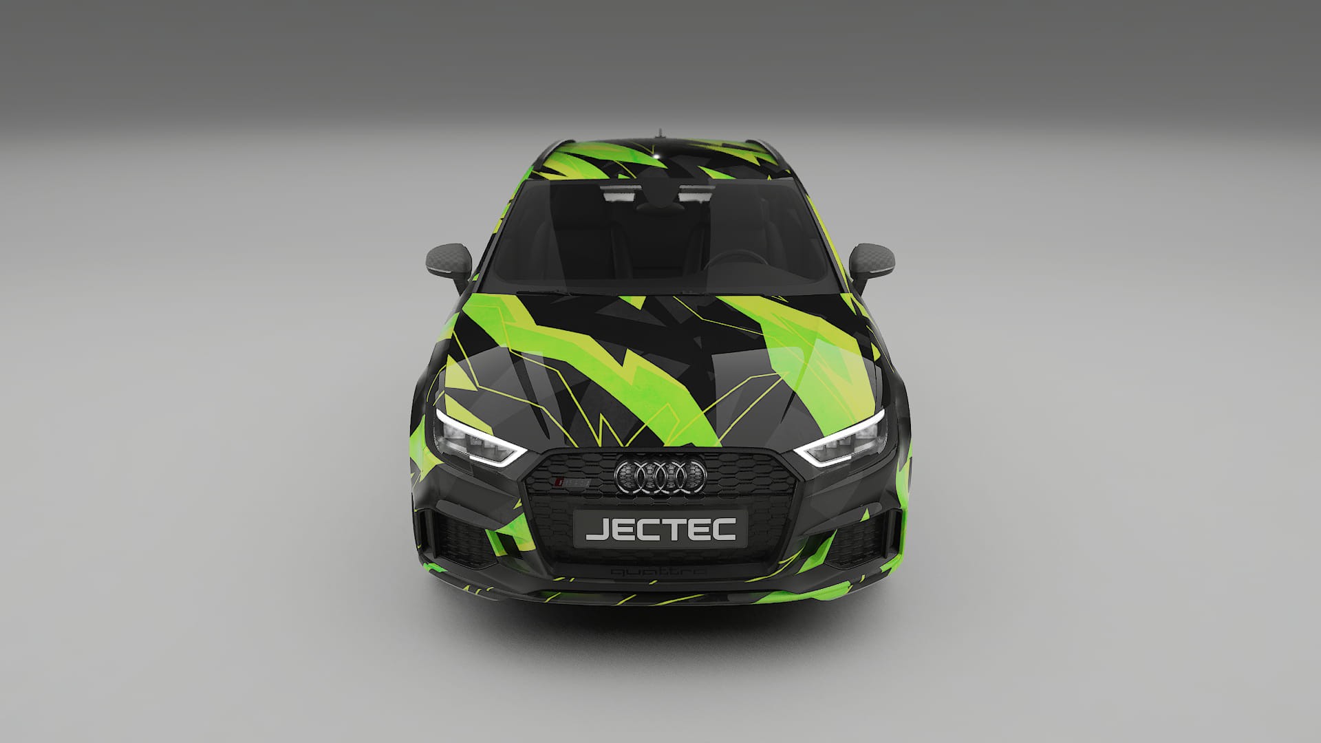 Audi RS3 Sportback 8V facelift LCI NINJA TURTLES – Kit Wrap PPF Personalizat din Folie de Poliuretan Imprimabilă