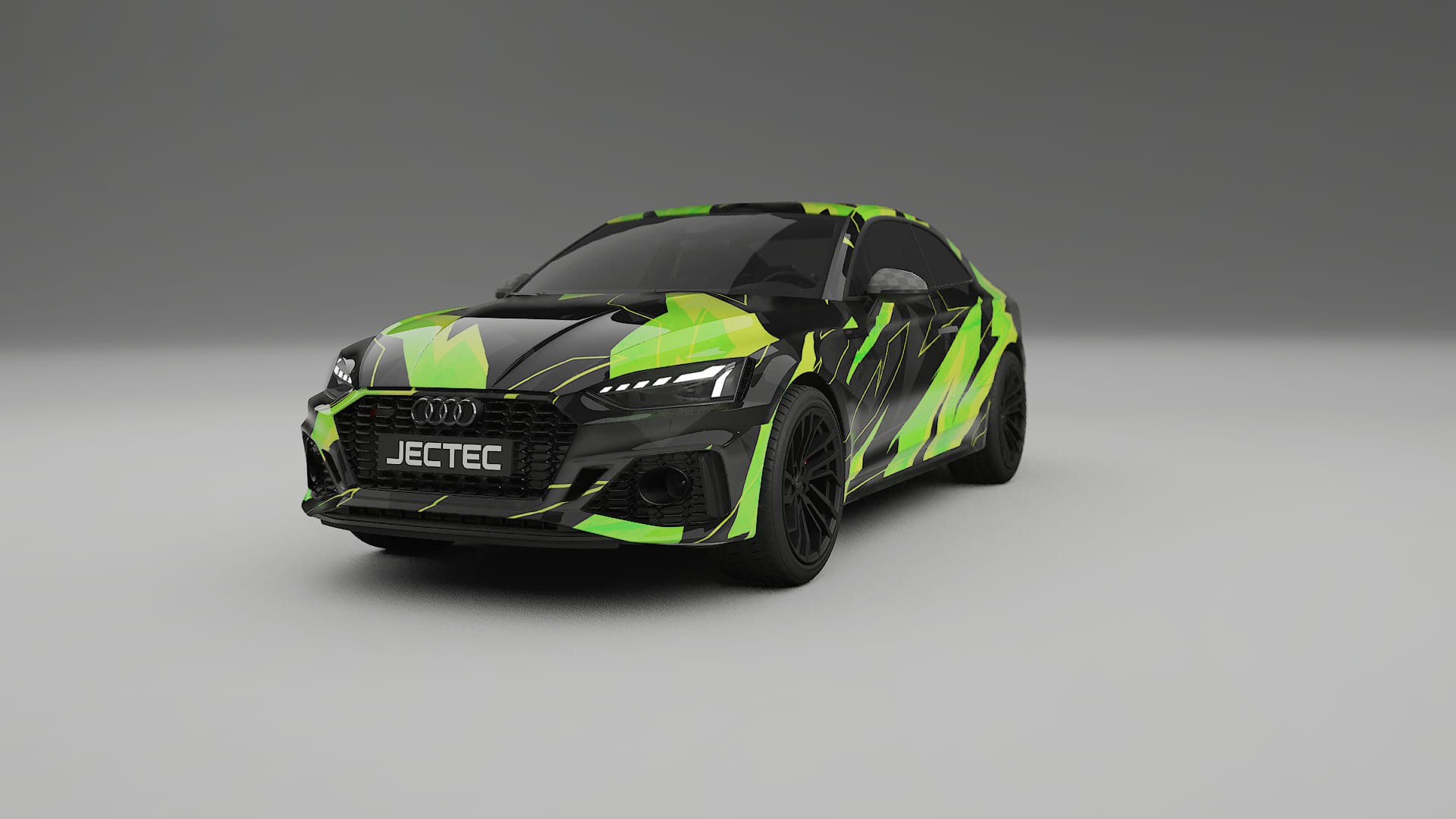 Audi RS5 Coupe B9 facelift pre-LCI NINJA TURTLES – Kit Wrap PPF Personalizat din Folie de Poliuretan Imprimabilă