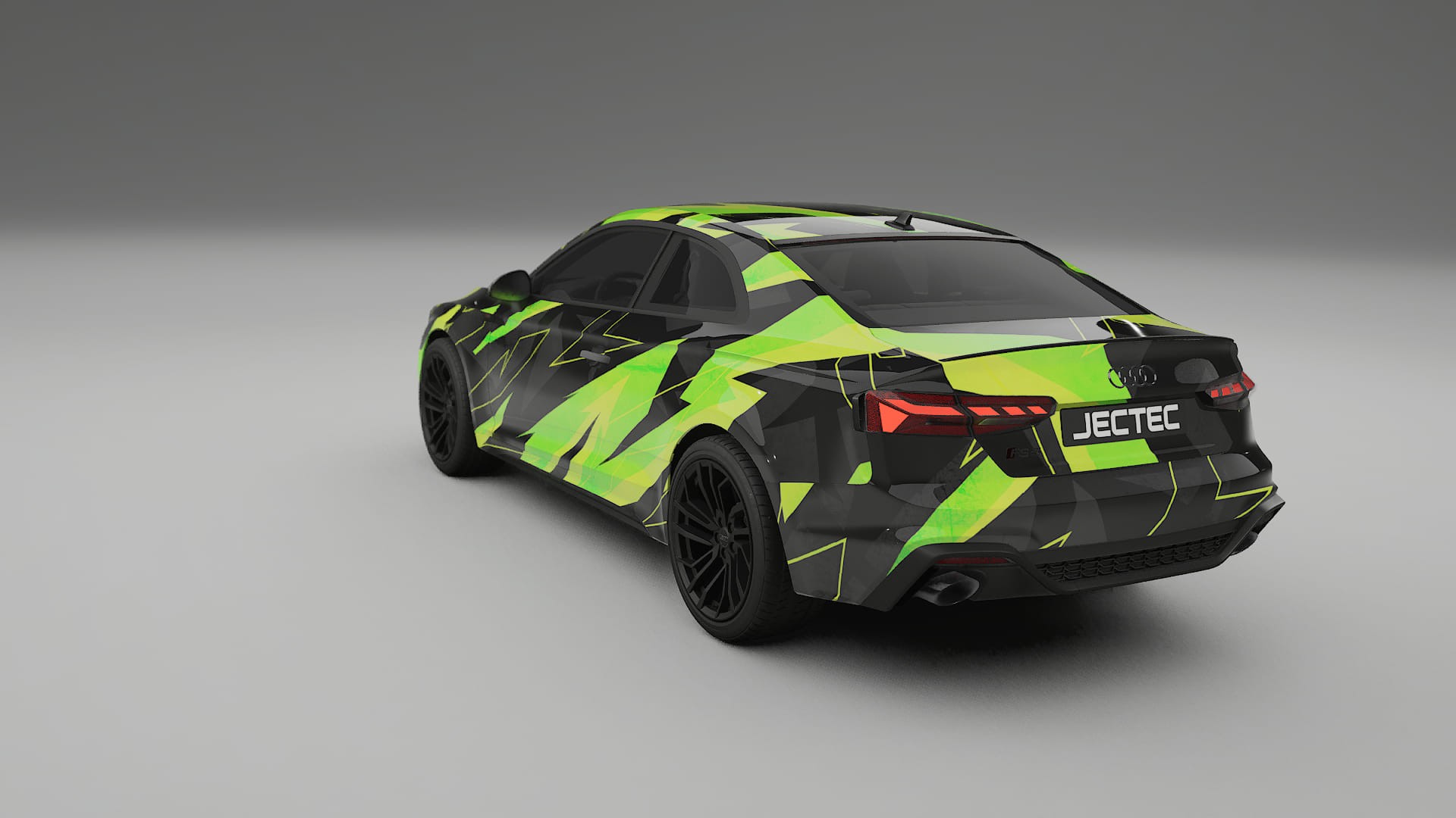 Audi RS5 Coupe B9 facelift pre-LCI NINJA TURTLES – Kit Wrap PPF Personalizat din Folie de Poliuretan Imprimabilă