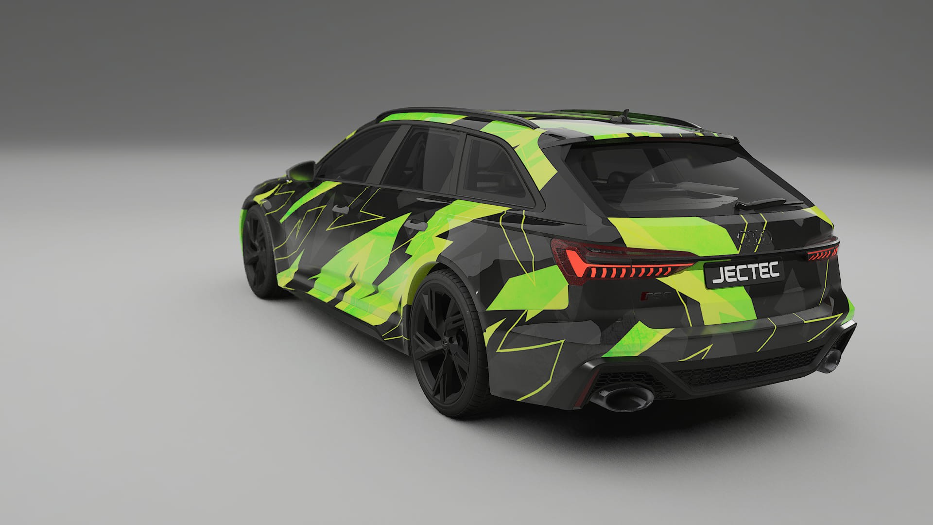 Audi RS6 Avant C8 facelift LCI NINJA TURTLES – Kit Wrap PPF Personalizat din Folie de Poliuretan Imprimabilă