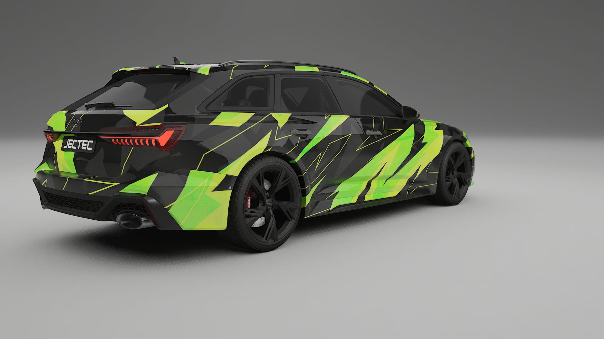 Audi RS6 Avant C8 facelift LCI NINJA TURTLES – Kit Wrap PPF Personalizat din Folie de Poliuretan Imprimabilă