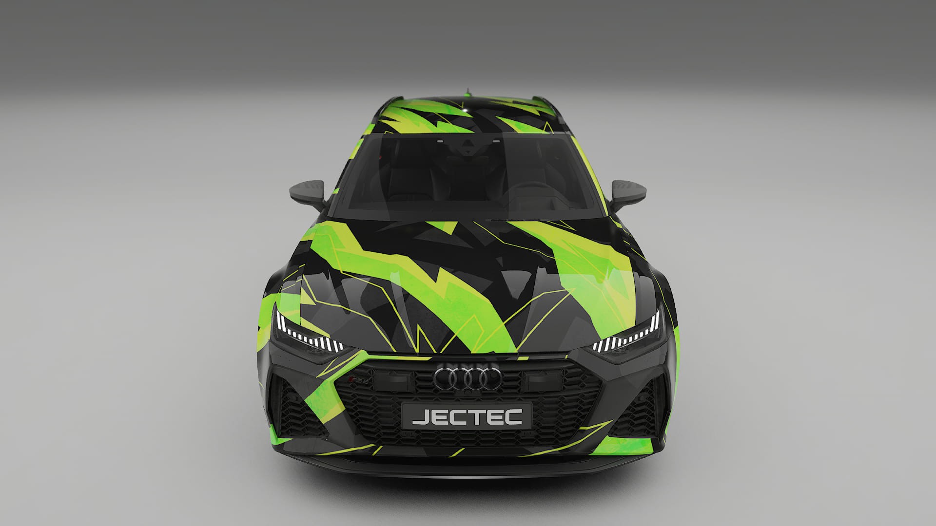 Audi RS6 Avant C8 facelift LCI NINJA TURTLES – Kit Wrap PPF Personalizat din Folie de Poliuretan Imprimabilă