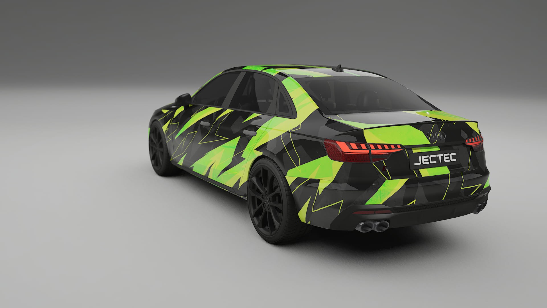 Audi S4 Sedan B9 facelift LCI NINJA TURTLES – Kit Wrap PPF Personalizat din Folie de Poliuretan Imprimabilă