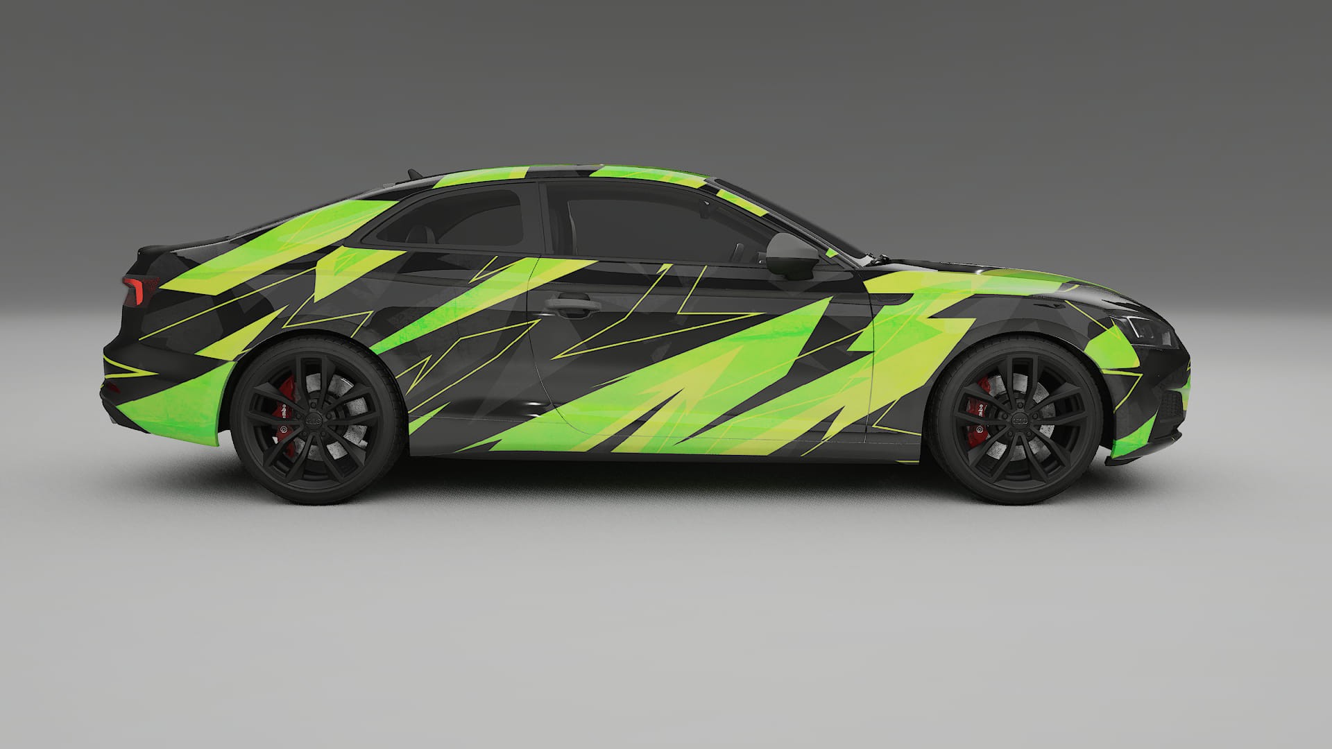 Audi S5 B9 prefacelift pre-LCI NINJA TURTLES – Kit Wrap PPF Personalizat din Folie de Poliuretan Imprimabilă