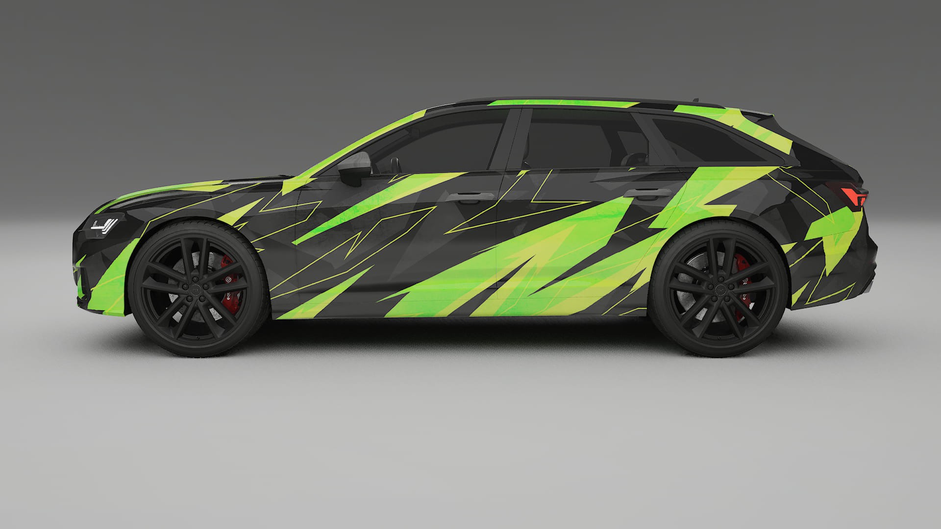 Audi S6 Avant prefacelift pre-LCI C8 NINJA TURTLES – Kit Wrap PPF Personalizat din Folie de Poliuretan Imprimabilă