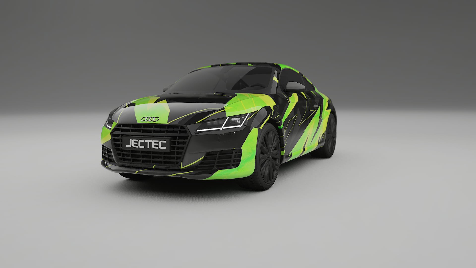 Audi TT Coupe 8S prefacelift pre-LCI NINJA TURTLES – Kit Wrap PPF Personalizat din Folie de Poliuretan Imprimabilă