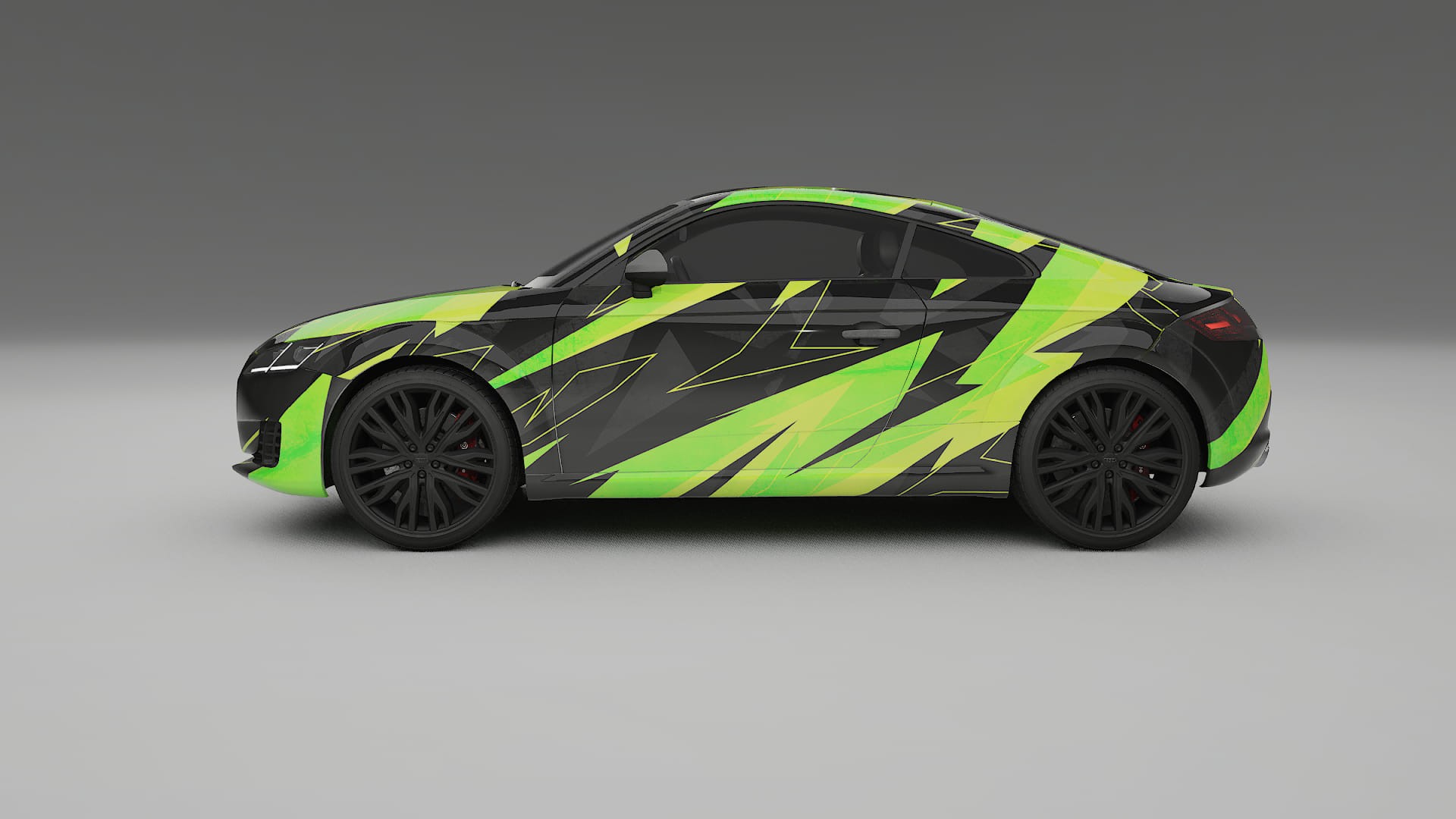 Audi TT Coupe 8S prefacelift pre-LCI NINJA TURTLES – Kit Wrap PPF Personalizat din Folie de Poliuretan Imprimabilă