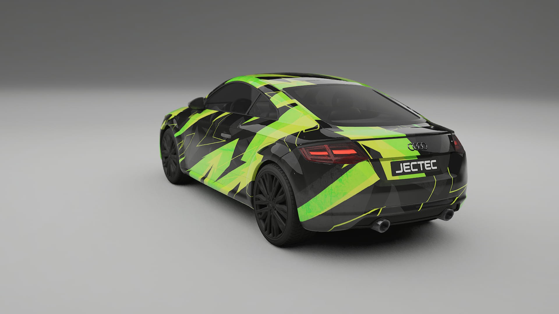 Audi TT Coupe 8S prefacelift pre-LCI NINJA TURTLES – Kit Wrap PPF Personalizat din Folie de Poliuretan Imprimabilă