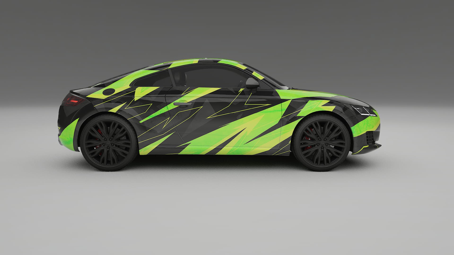 Audi TT Coupe 8S prefacelift pre-LCI NINJA TURTLES – Kit Wrap PPF Personalizat din Folie de Poliuretan Imprimabilă