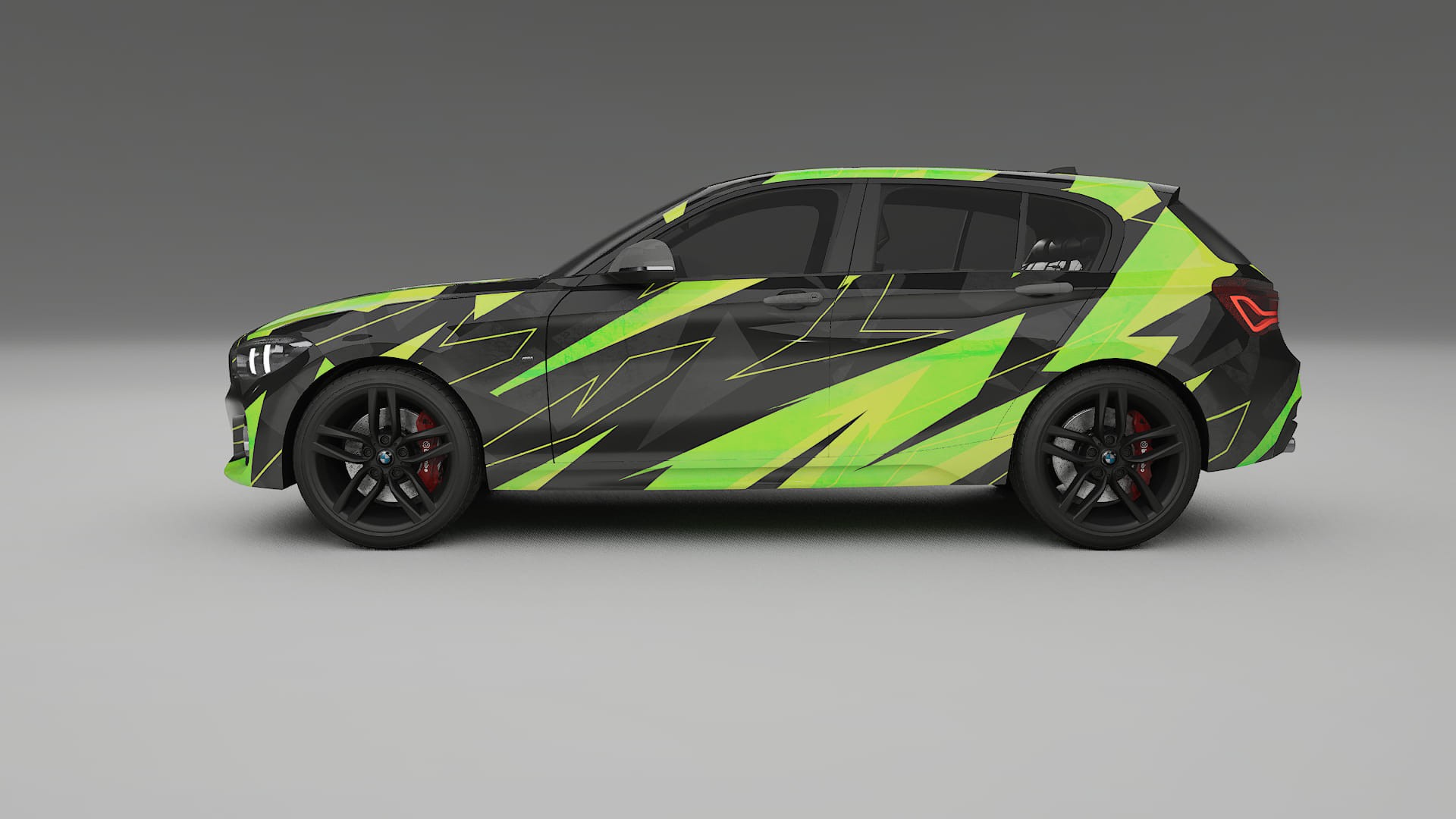 BMW 1 F20 facelift LCI NINJA TURTLES – Kit Wrap PPF Personalizat din Folie de Poliuretan Imprimabilă