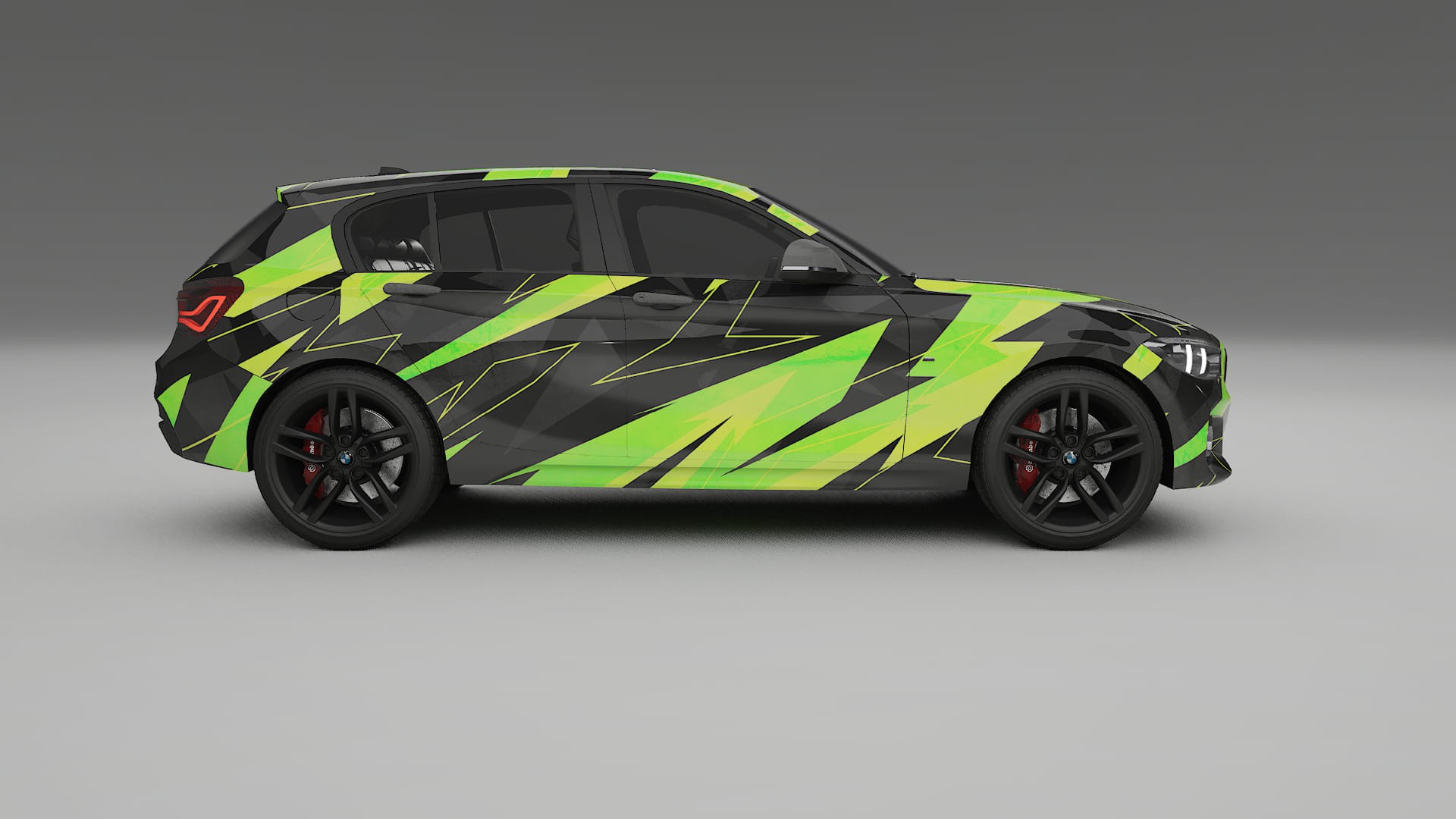 BMW 1 F20 facelift LCI NINJA TURTLES – Kit Wrap PPF Personalizat din Folie de Poliuretan Imprimabilă