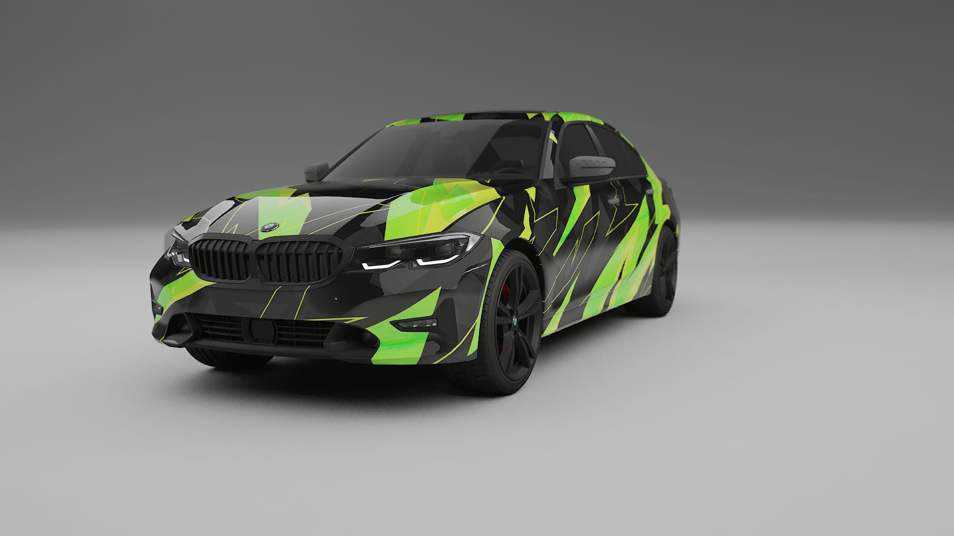 BMW 3 G20 prefacelift pre-LCI NINJA TURTLES – Kit Wrap PPF Personalizat din Folie de Poliuretan Imprimabilă