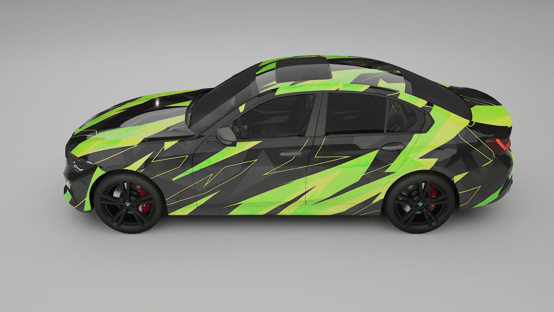BMW 3 G20 prefacelift pre-LCI NINJA TURTLES – Kit Wrap PPF Personalizat din Folie de Poliuretan Imprimabilă