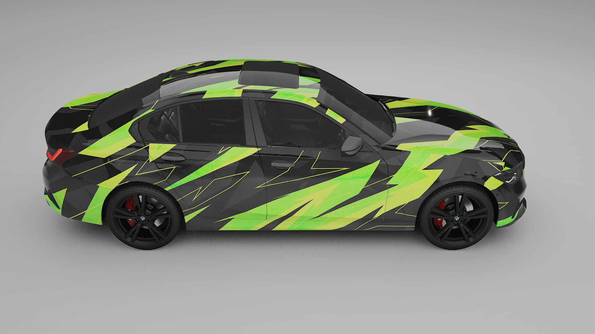 BMW 3 G20 prefacelift pre-LCI NINJA TURTLES – Kit Wrap PPF Personalizat din Folie de Poliuretan Imprimabilă