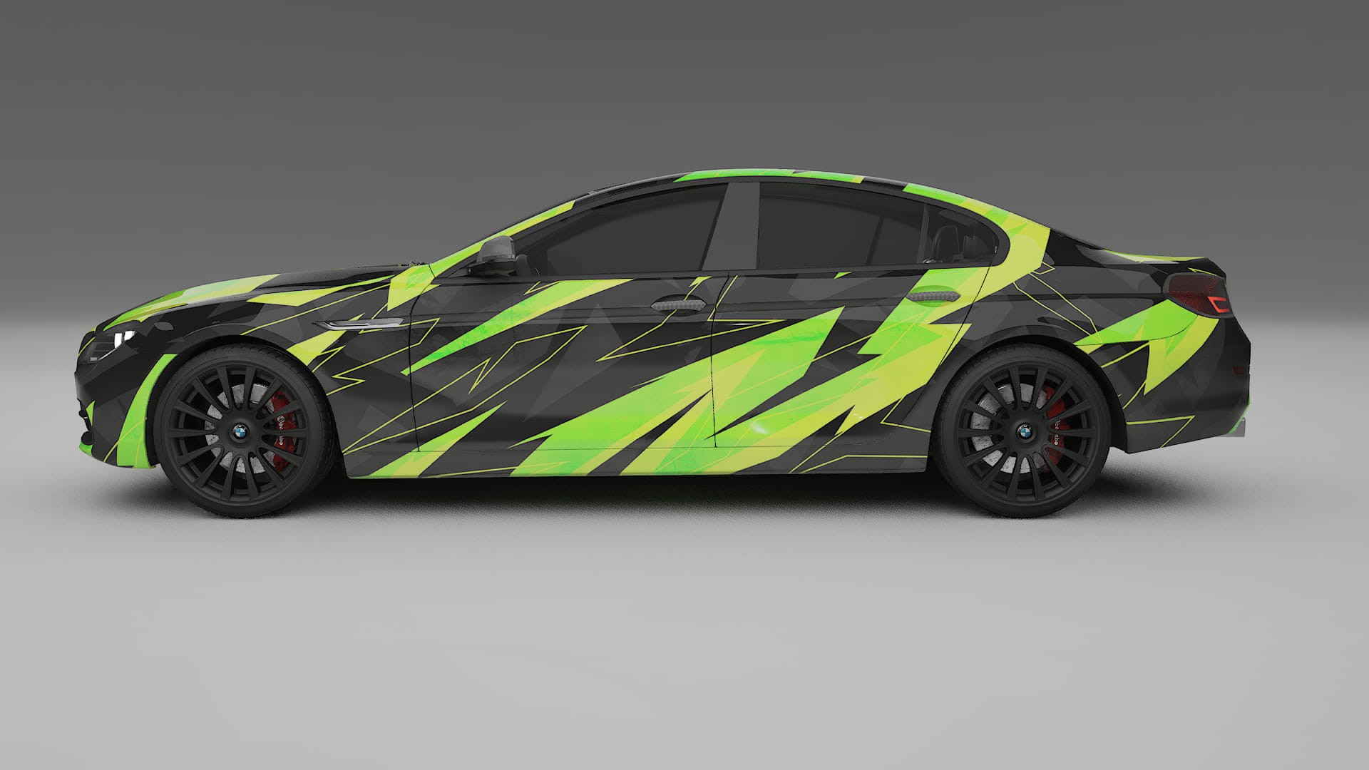 BMW 6 F06 NINJA TURTLES – Kit Wrap PPF Personalizat din Folie de Poliuretan Imprimabilă