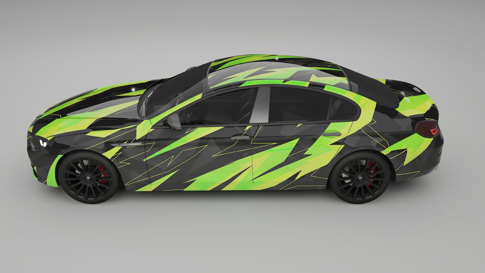 BMW 6 F06 NINJA TURTLES – Kit Wrap PPF Personalizat din Folie de Poliuretan Imprimabilă