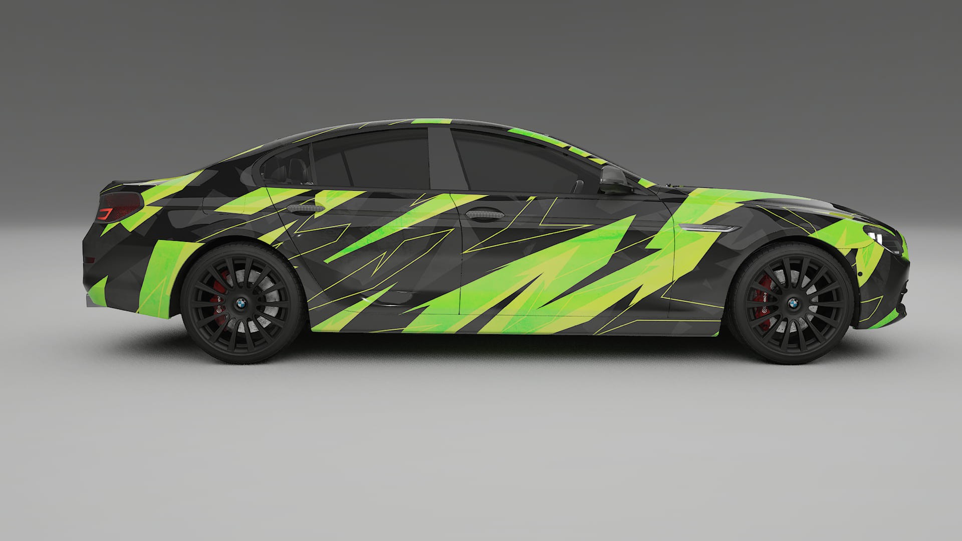 BMW 6 F06 NINJA TURTLES – Kit Wrap PPF Personalizat din Folie de Poliuretan Imprimabilă