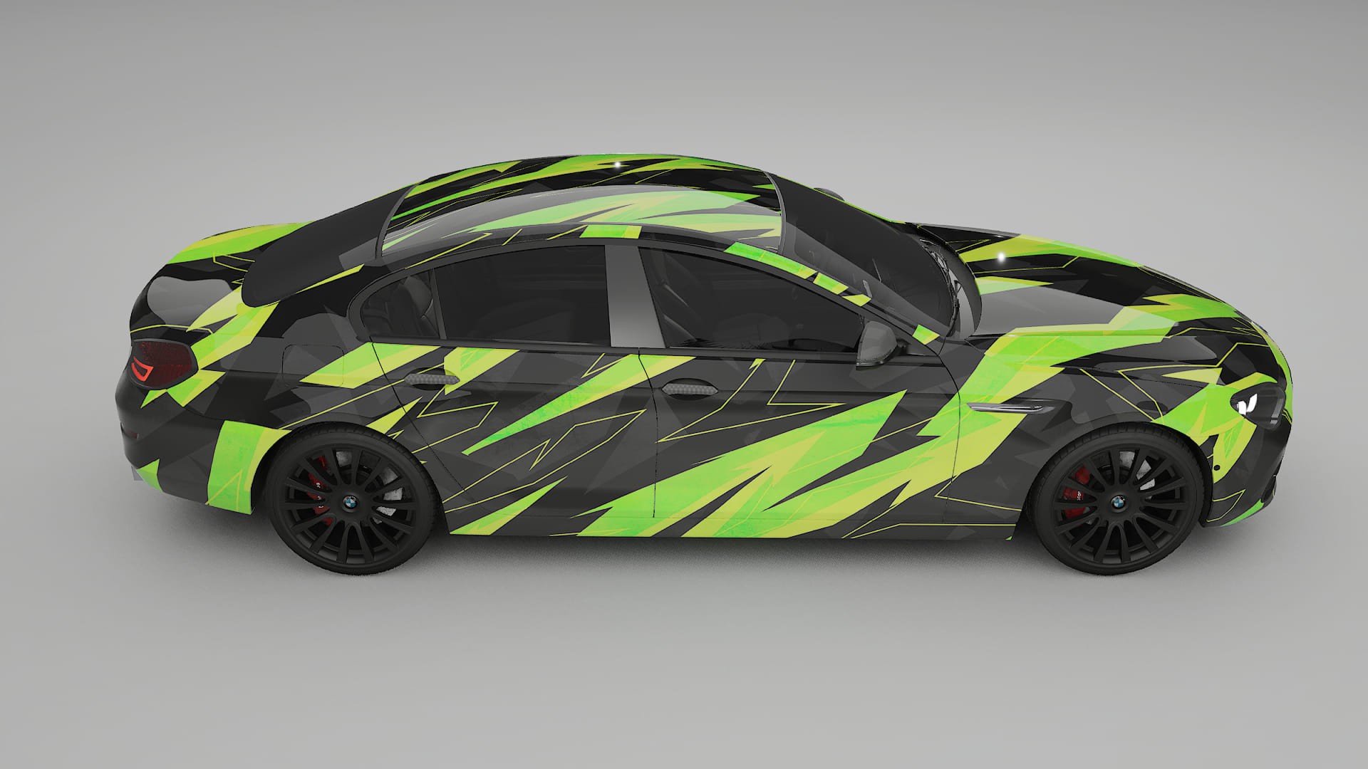 BMW 6 F06 NINJA TURTLES – Kit Wrap PPF Personalizat din Folie de Poliuretan Imprimabilă