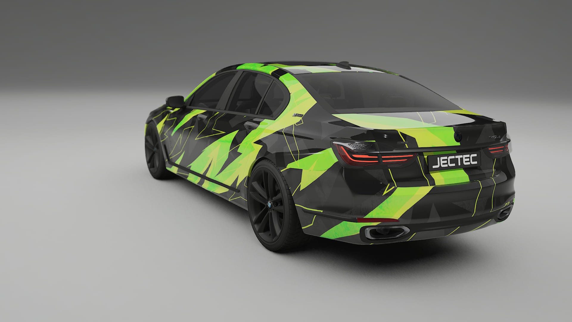 BMW 7 G11 G12 facelift LCI NINJA TURTLES – Kit Wrap PPF Personalizat din Folie de Poliuretan Imprimabilă