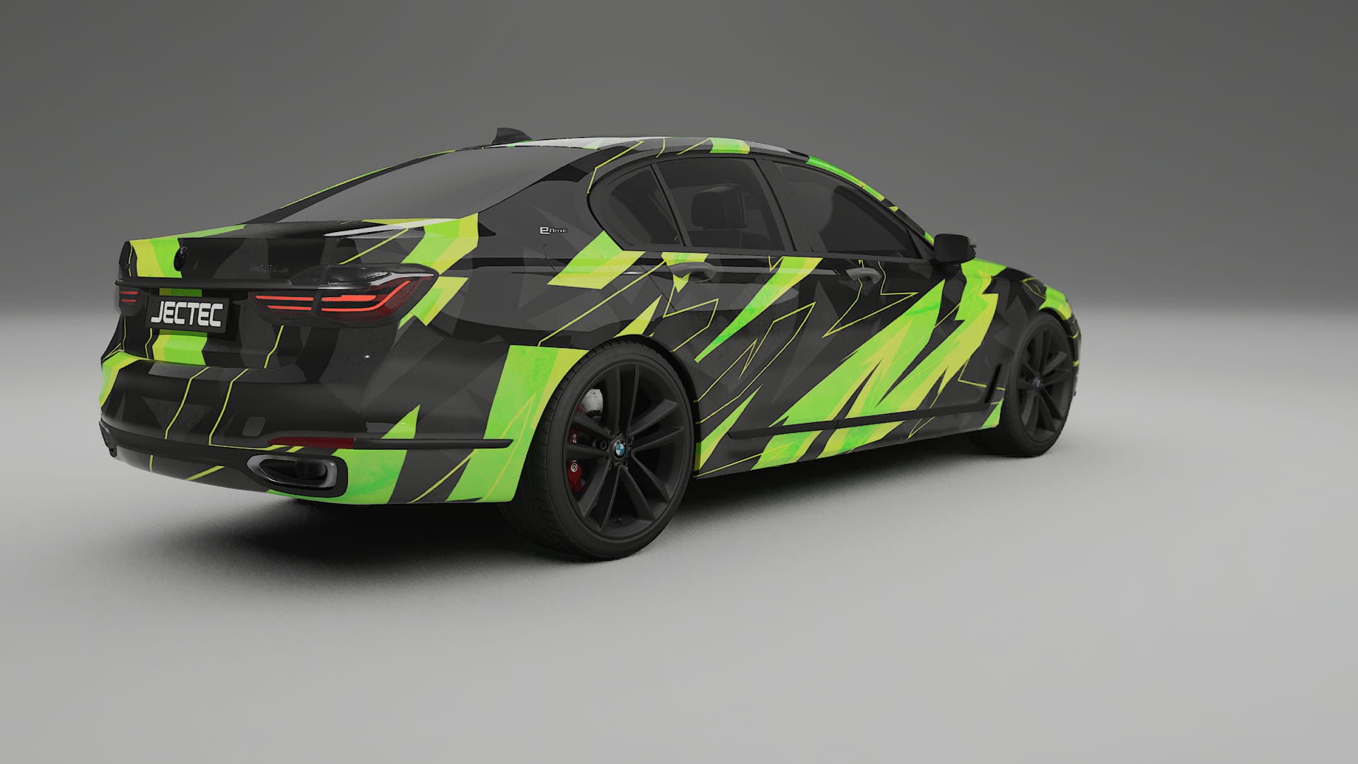 BMW 7 G11 G12 facelift LCI NINJA TURTLES – Kit Wrap PPF Personalizat din Folie de Poliuretan Imprimabilă