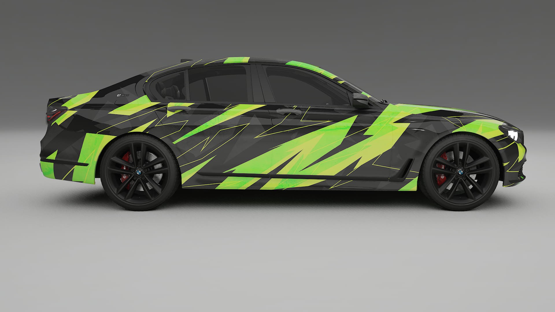 BMW 7 G11 G12 facelift LCI NINJA TURTLES – Kit Wrap PPF Personalizat din Folie de Poliuretan Imprimabilă