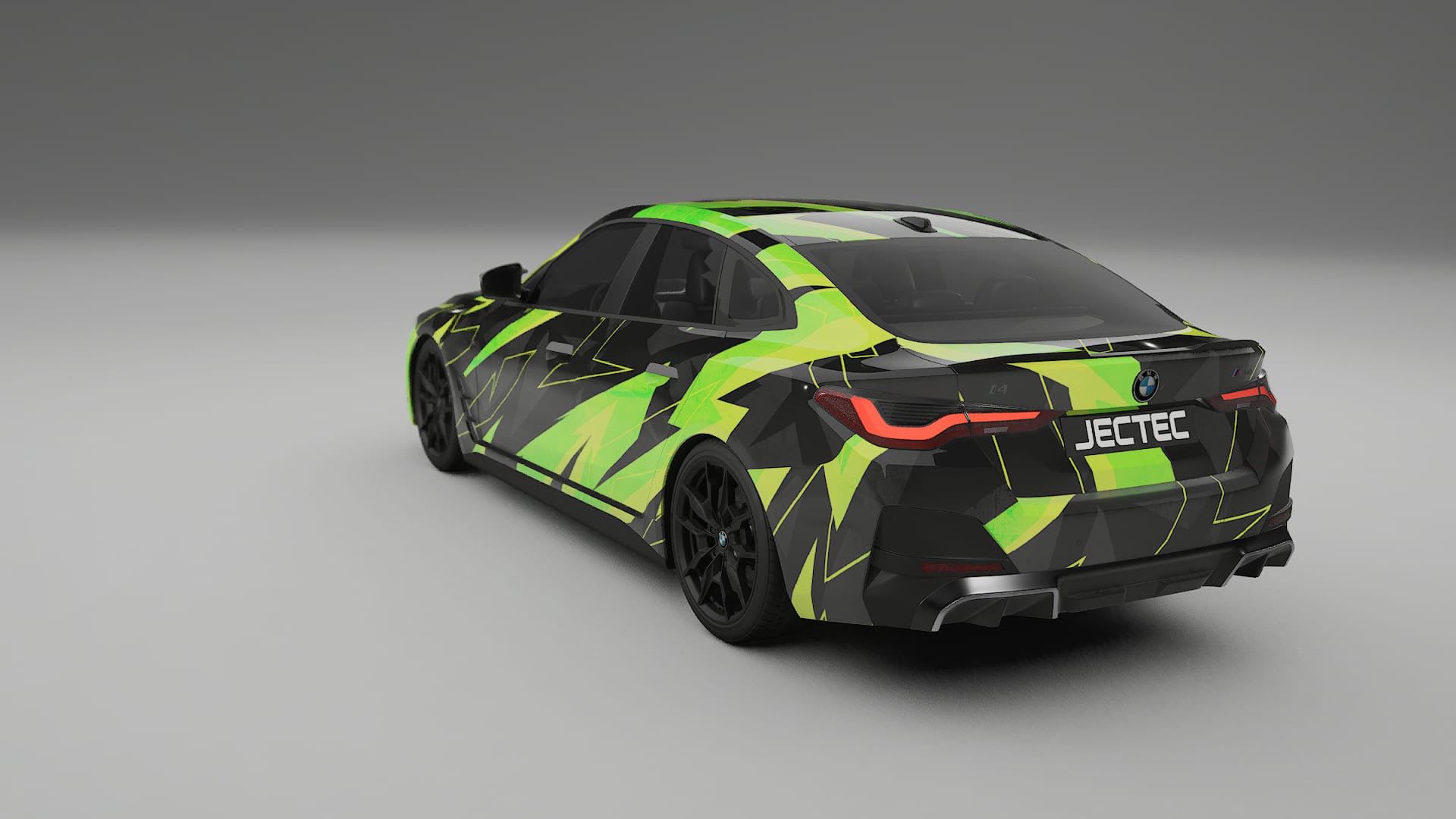 BMW I4 G26 M-Package NINJA TURTLES – Kit Wrap PPF Personalizat din Folie de Poliuretan Imprimabilă
