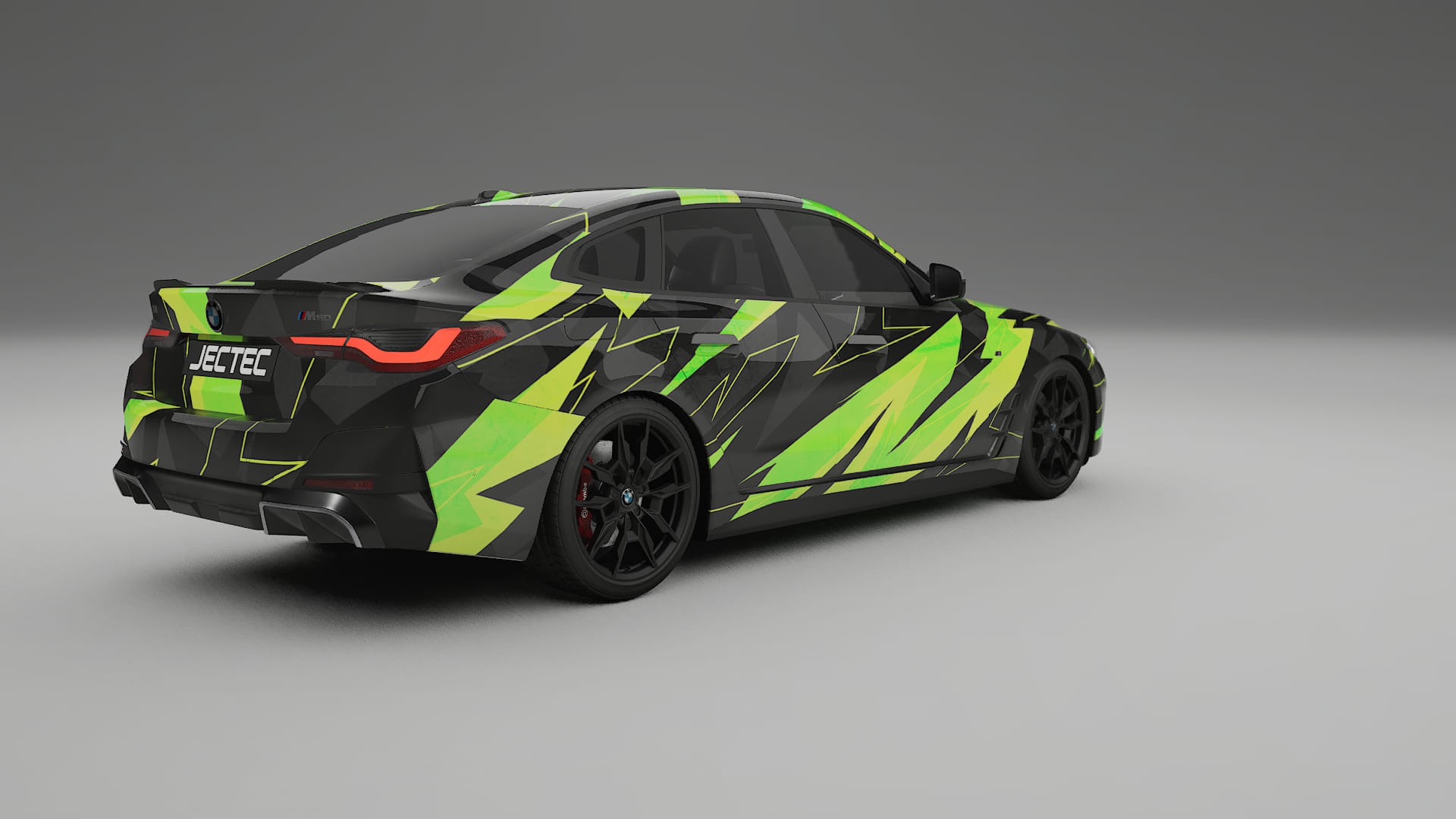 BMW I4 G26 M-Package NINJA TURTLES – Kit Wrap PPF Personalizat din Folie de Poliuretan Imprimabilă