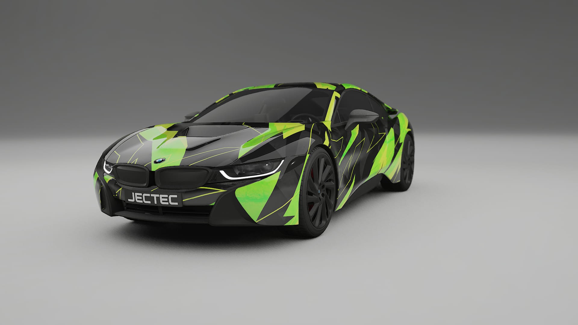 BMW I8 I12 NINJA TURTLES – Kit Wrap PPF Personalizat din Folie de Poliuretan Imprimabilă