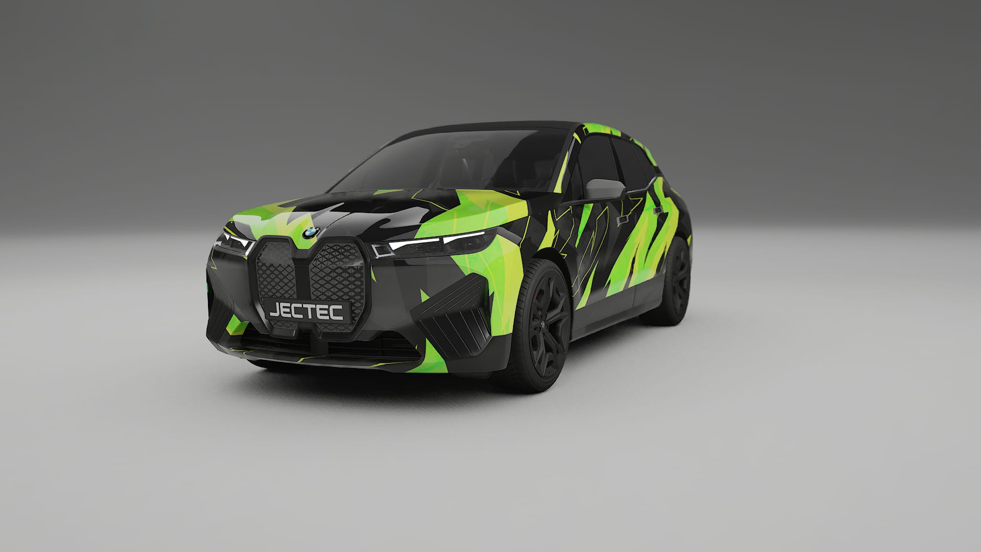 BMW iX M60 NINJA TURTLES – Kit Wrap PPF Personalizat din Folie de Poliuretan Imprimabilă