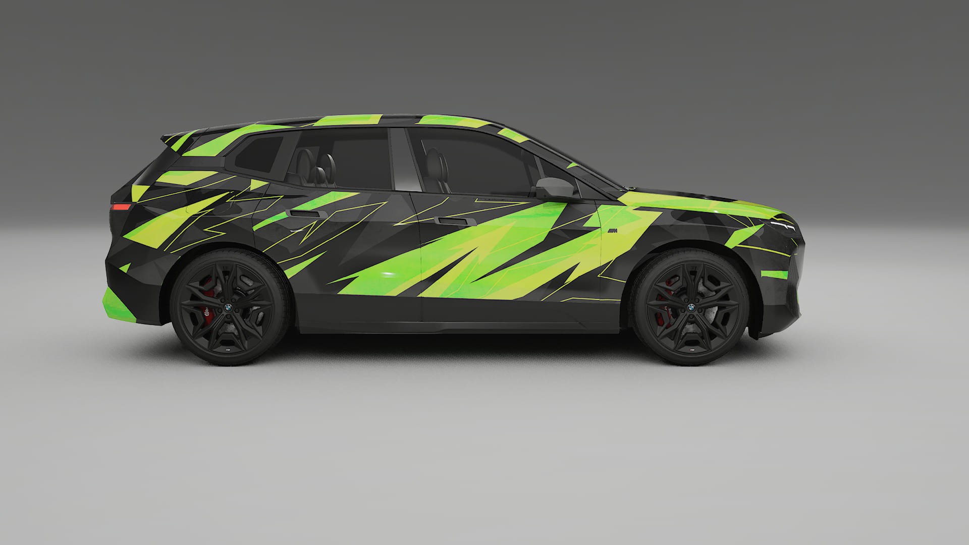 BMW iX M60 NINJA TURTLES – Kit Wrap PPF Personalizat din Folie de Poliuretan Imprimabilă