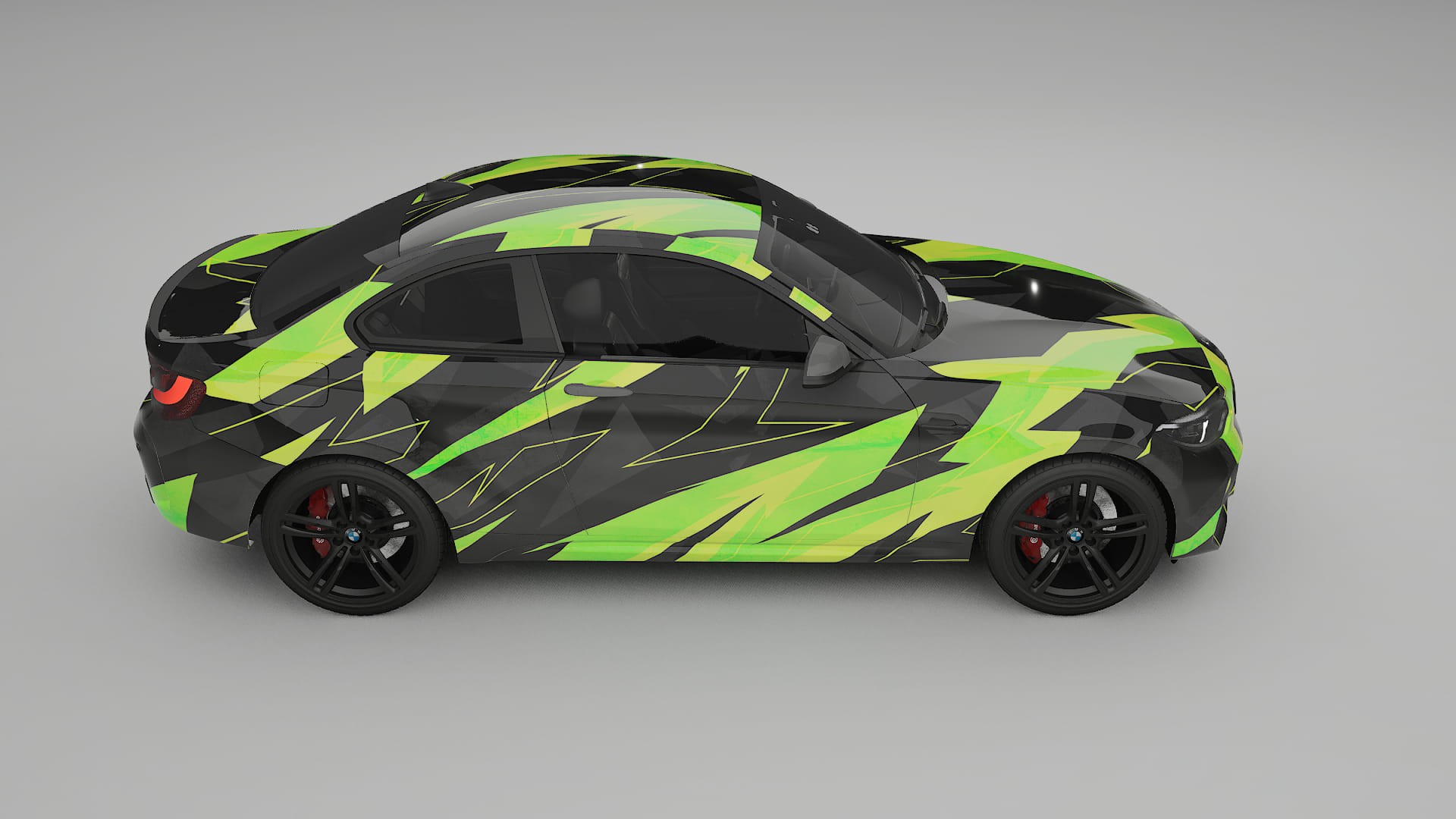 BMW M2 F87 facelift LCI NINJA TURTLES – Kit Wrap PPF Personalizat din Folie de Poliuretan Imprimabilă