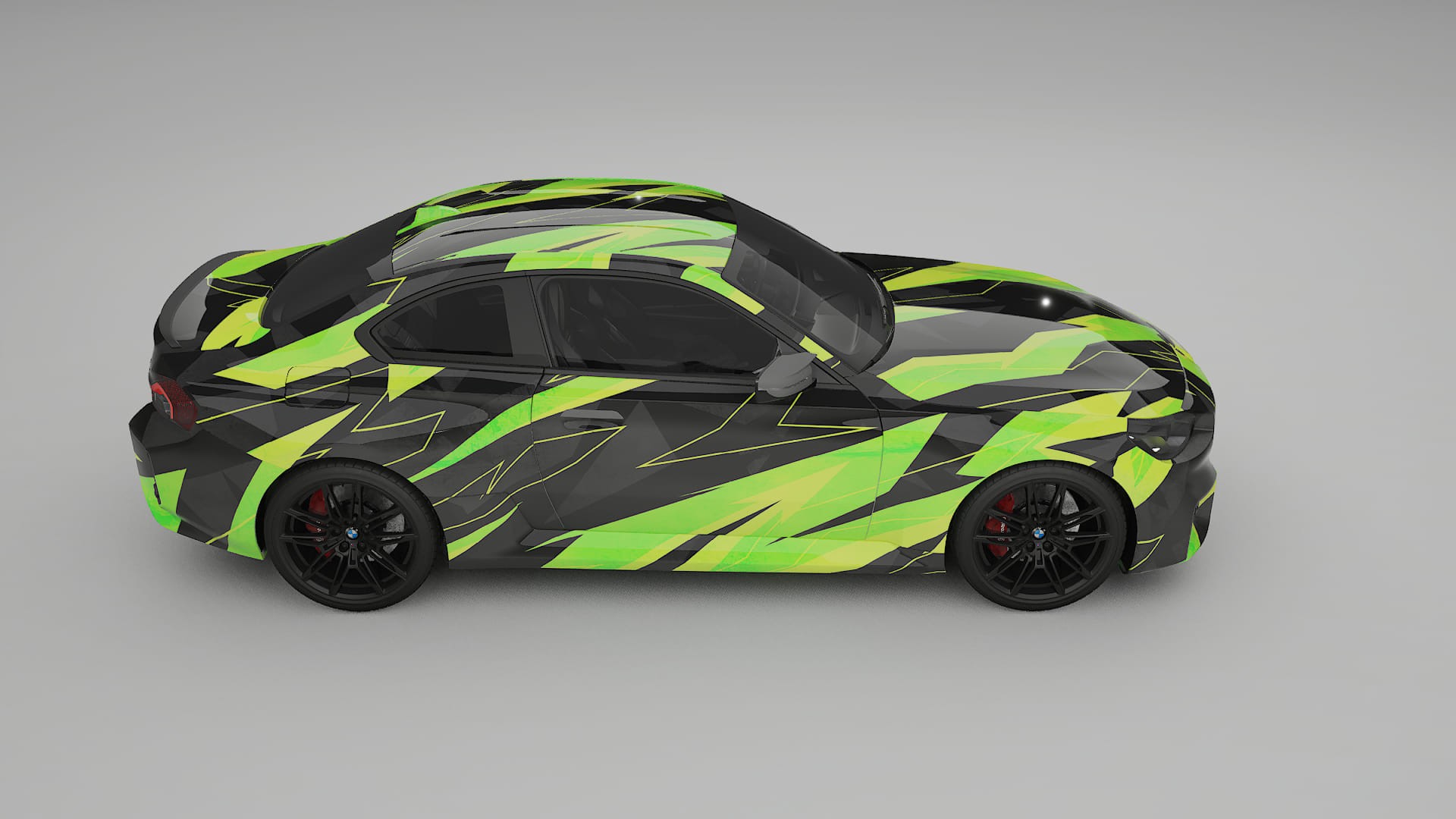 BMW M2 G87 NINJA TURTLES – Kit Wrap PPF Personalizat din Folie de Poliuretan Imprimabilă