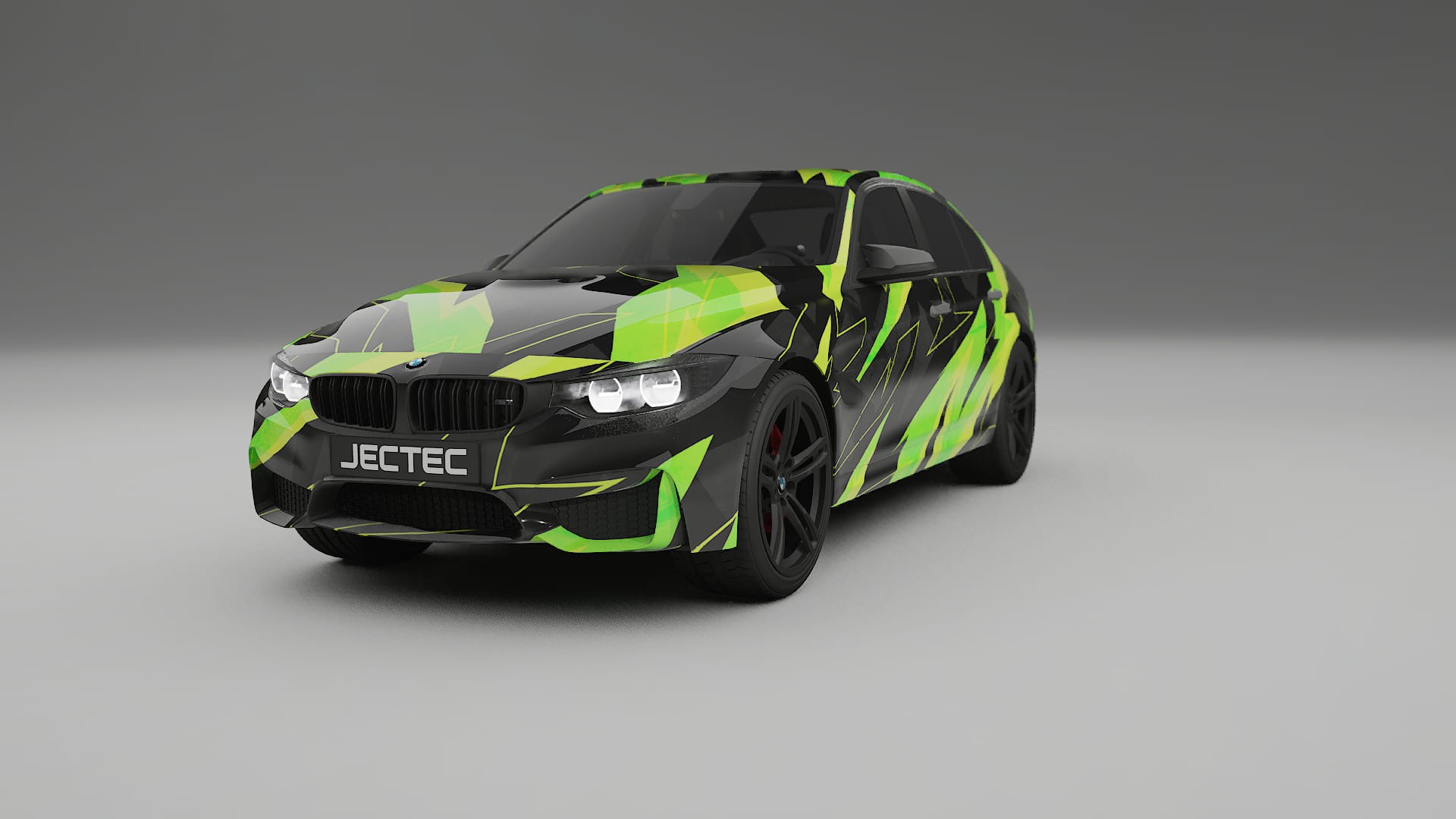 BMW M3 F80 NINJA TURTLES – Kit Wrap PPF Personalizat din Folie de Poliuretan Imprimabilă