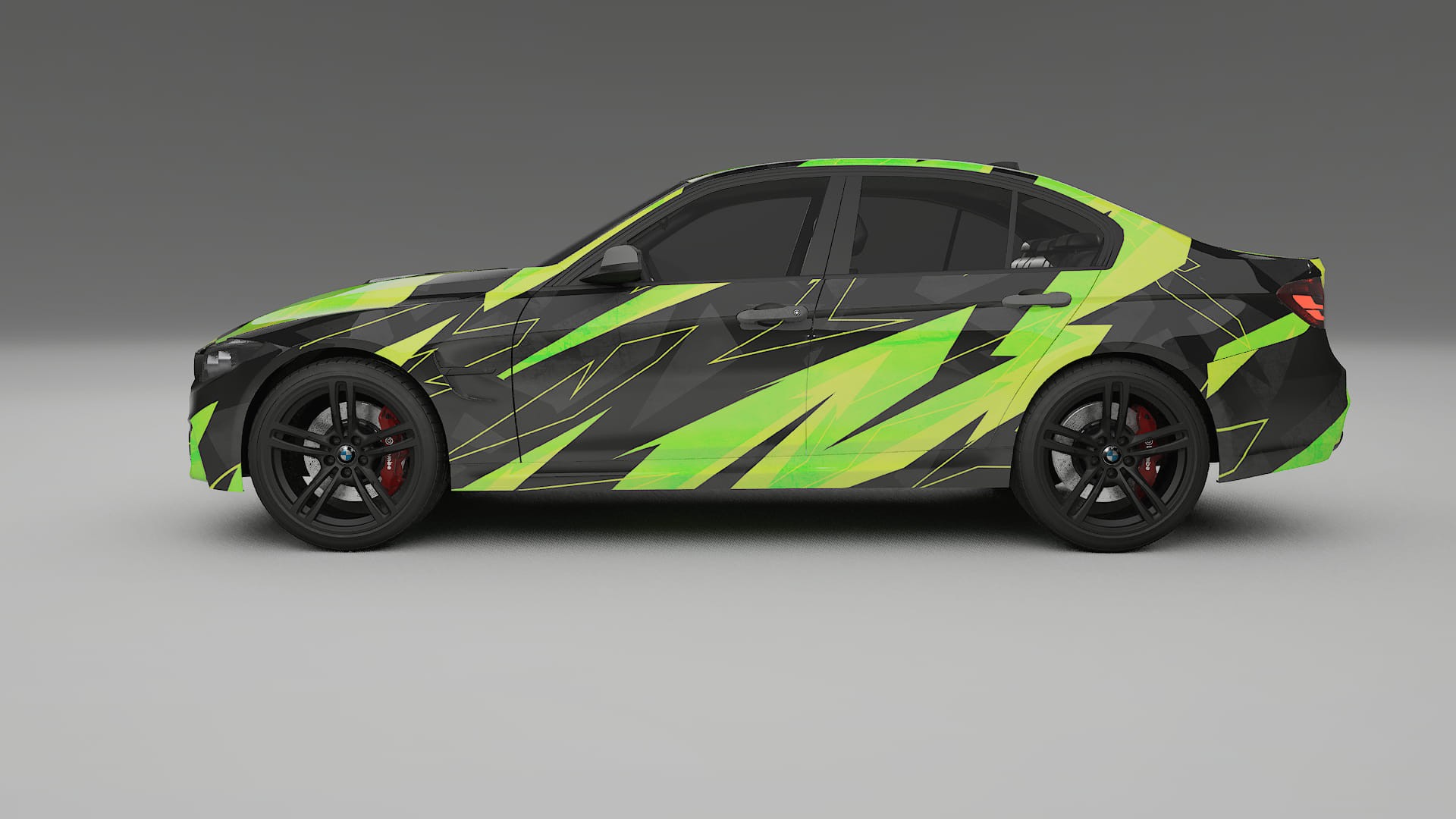 BMW M3 F80 NINJA TURTLES – Kit Wrap PPF Personalizat din Folie de Poliuretan Imprimabilă