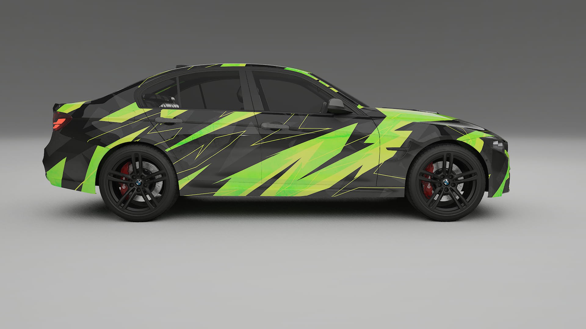 BMW M3 F80 NINJA TURTLES – Kit Wrap PPF Personalizat din Folie de Poliuretan Imprimabilă