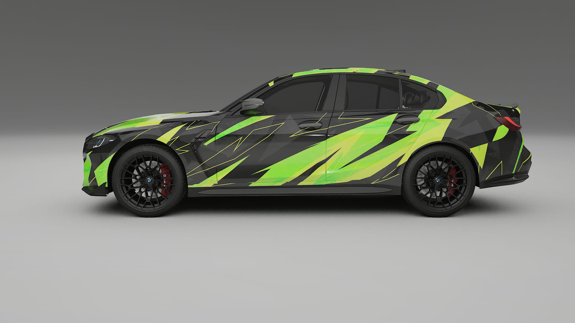 BMW M3 G80 Competition CS NINJA TURTLES – Kit Wrap PPF Personalizat din Folie de Poliuretan Imprimabilă