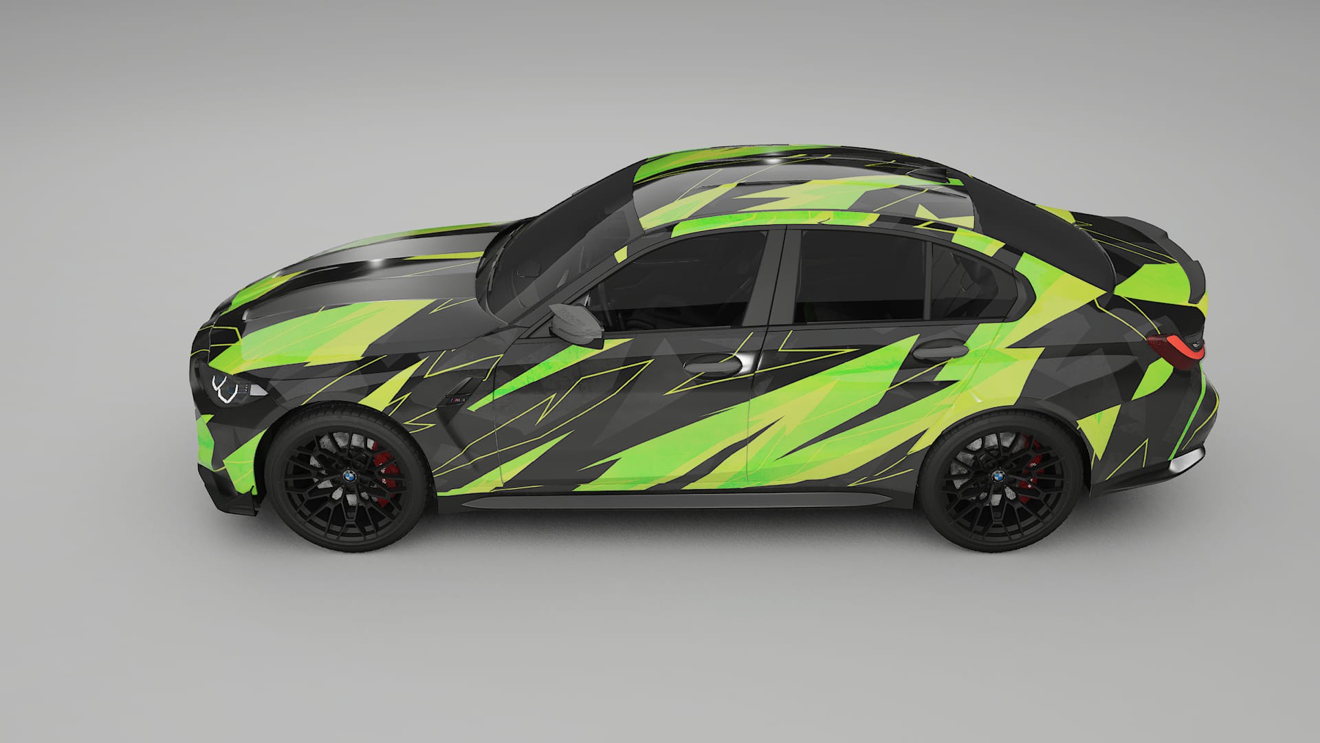 BMW M3 G80 Competition CS NINJA TURTLES – Kit Wrap PPF Personalizat din Folie de Poliuretan Imprimabilă