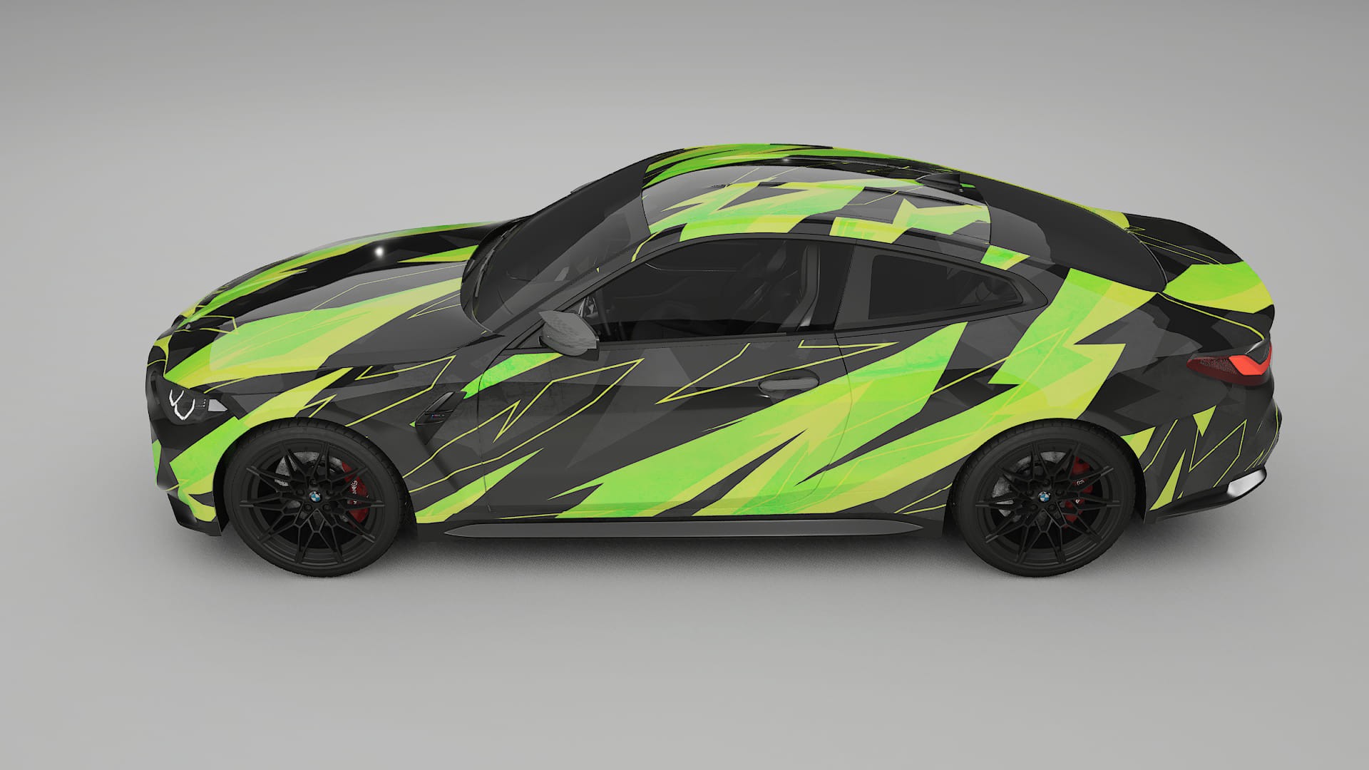 BMW M4 G82 NINJA TURTLES – Kit Wrap PPF Personalizat din Folie de Poliuretan Imprimabilă