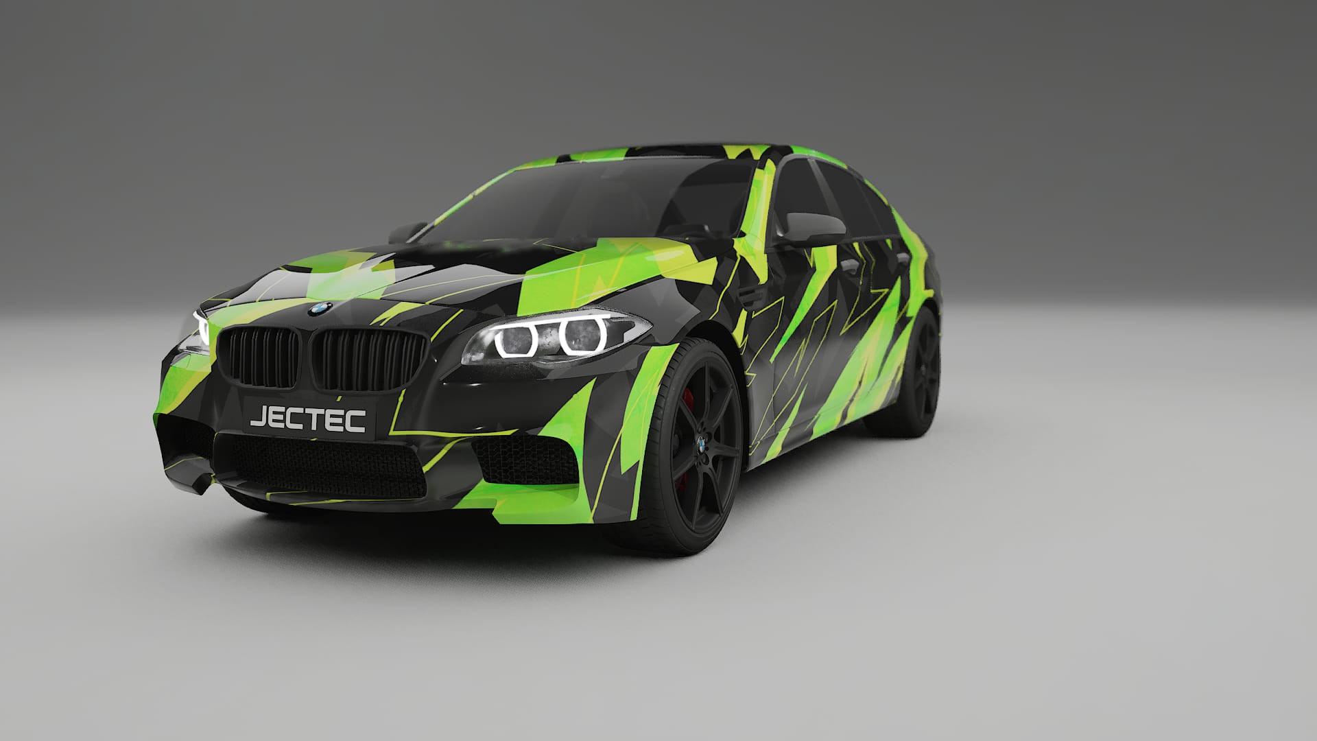 BMW M5 F10 NINJA TURTLES – Kit Wrap PPF Personalizat din Folie de Poliuretan Imprimabilă