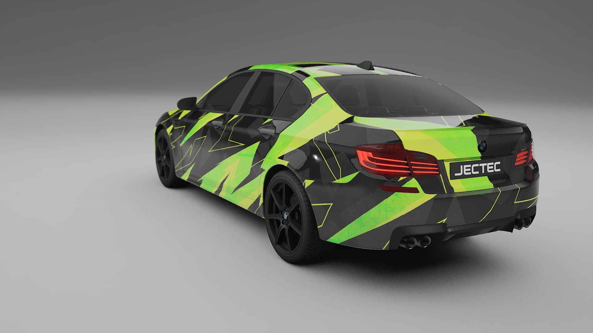 BMW M5 F10 NINJA TURTLES – Kit Wrap PPF Personalizat din Folie de Poliuretan Imprimabilă