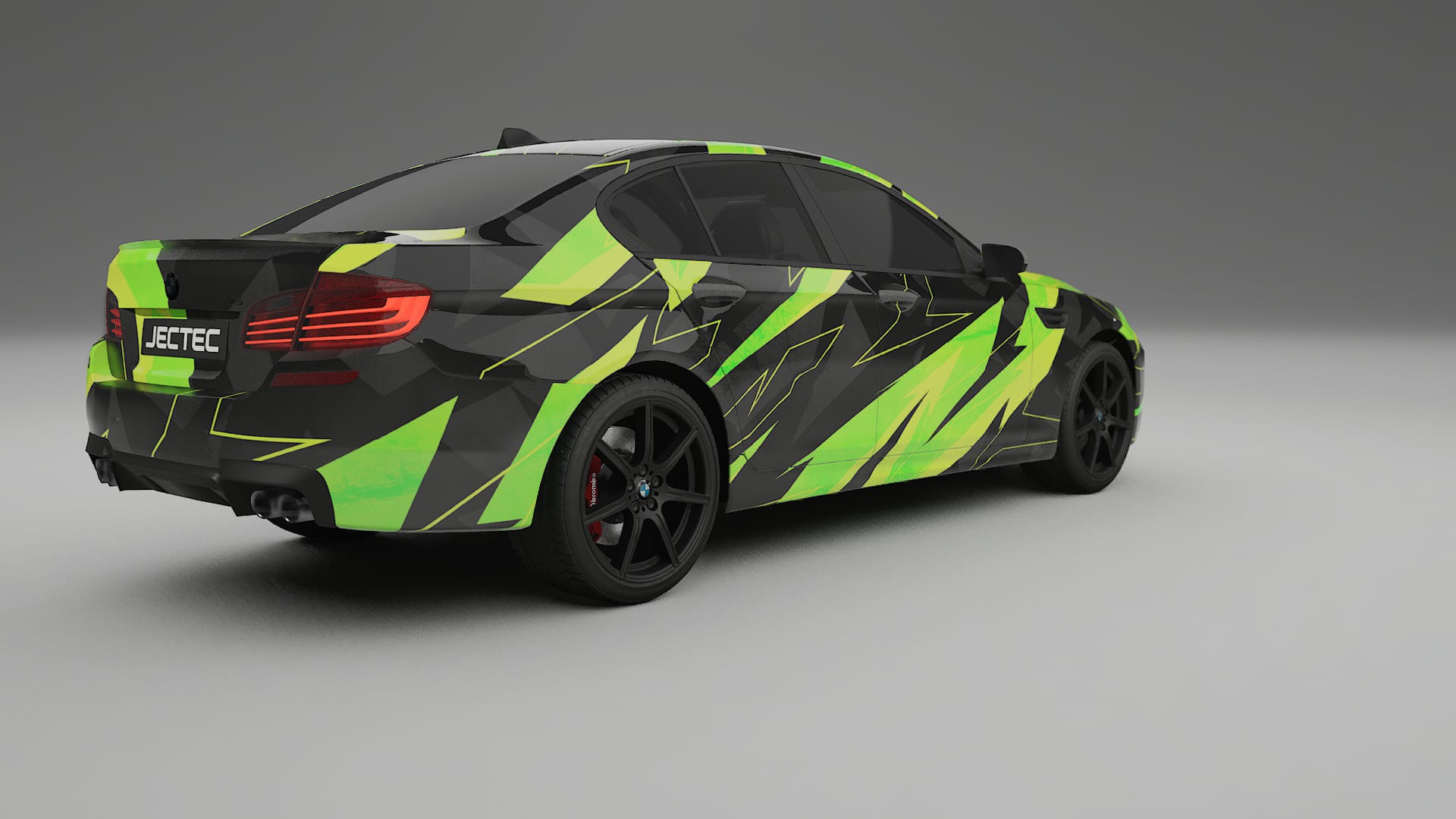 BMW M5 F10 NINJA TURTLES – Kit Wrap PPF Personalizat din Folie de Poliuretan Imprimabilă