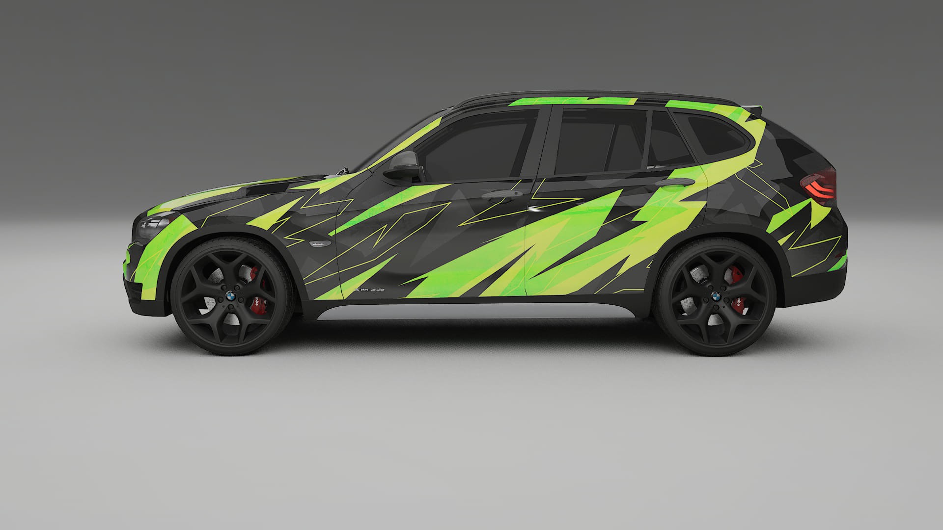 BMW X1 E84 NINJA TURTLES – Kit Wrap PPF Personalizat din Folie de Poliuretan Imprimabilă