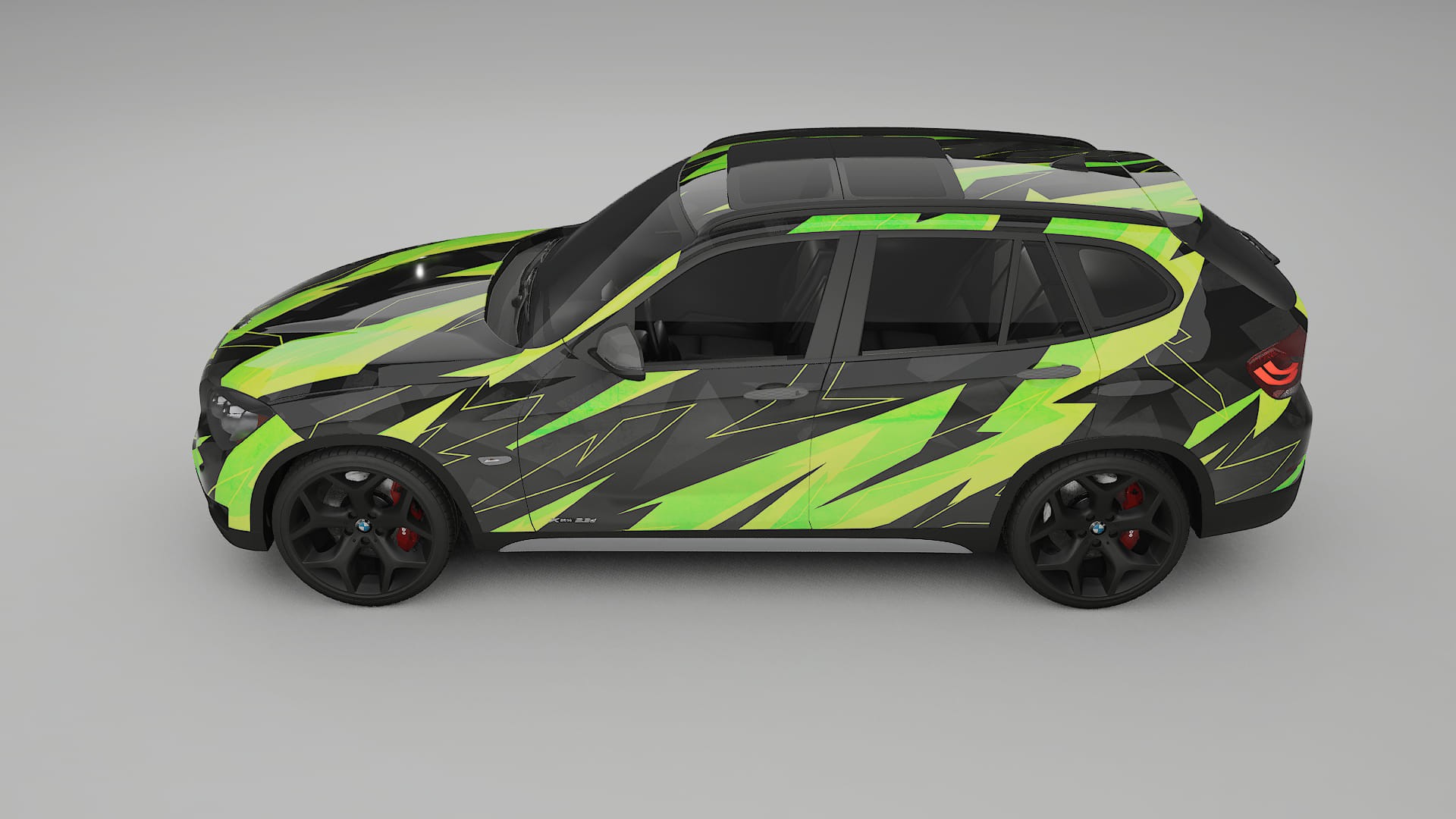 BMW X1 E84 NINJA TURTLES – Kit Wrap PPF Personalizat din Folie de Poliuretan Imprimabilă